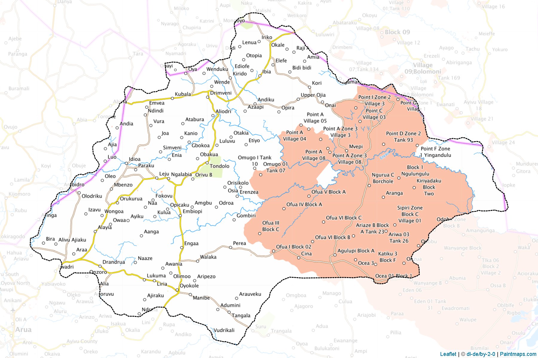 Muestras de recorte de mapas Terego (Maracha)-1