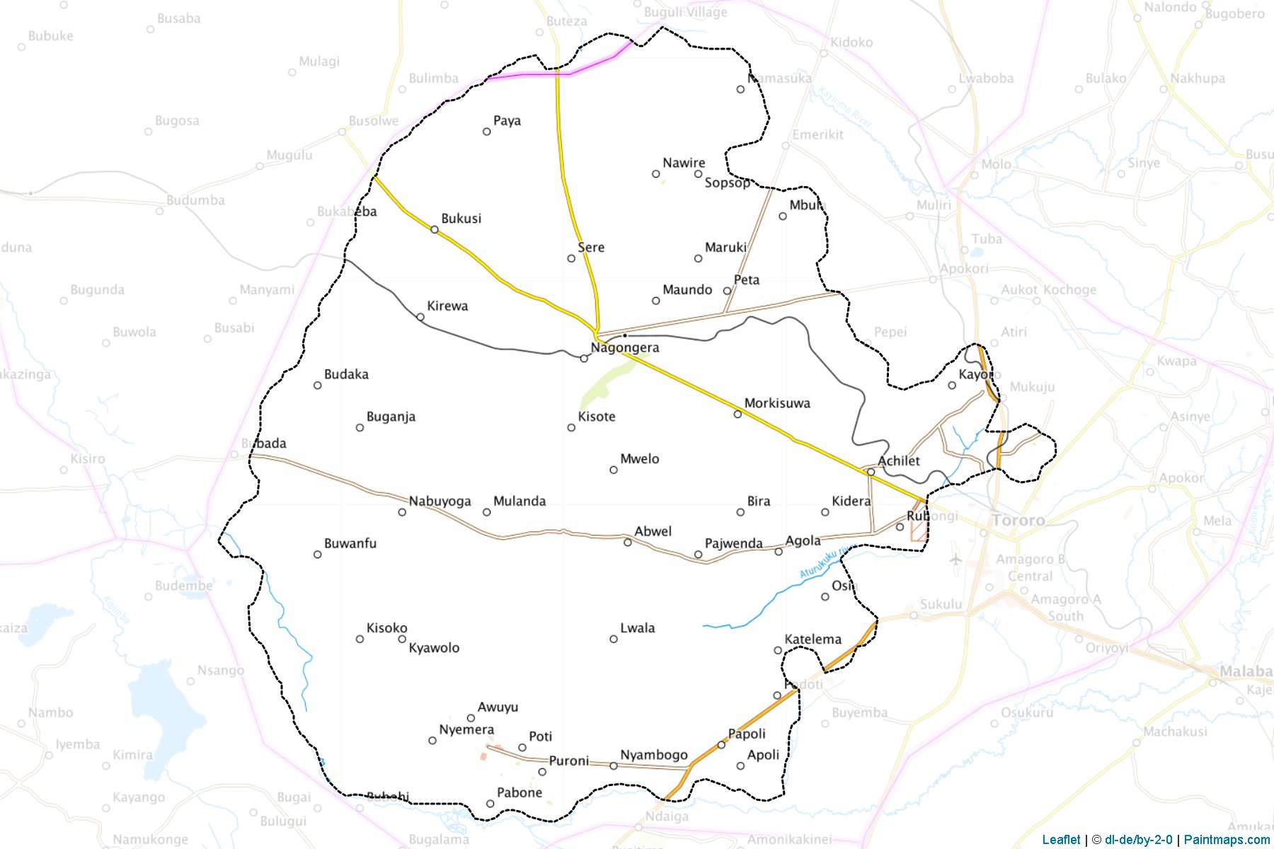 Muestras de recorte de mapas Kisoko (Tororo)-1