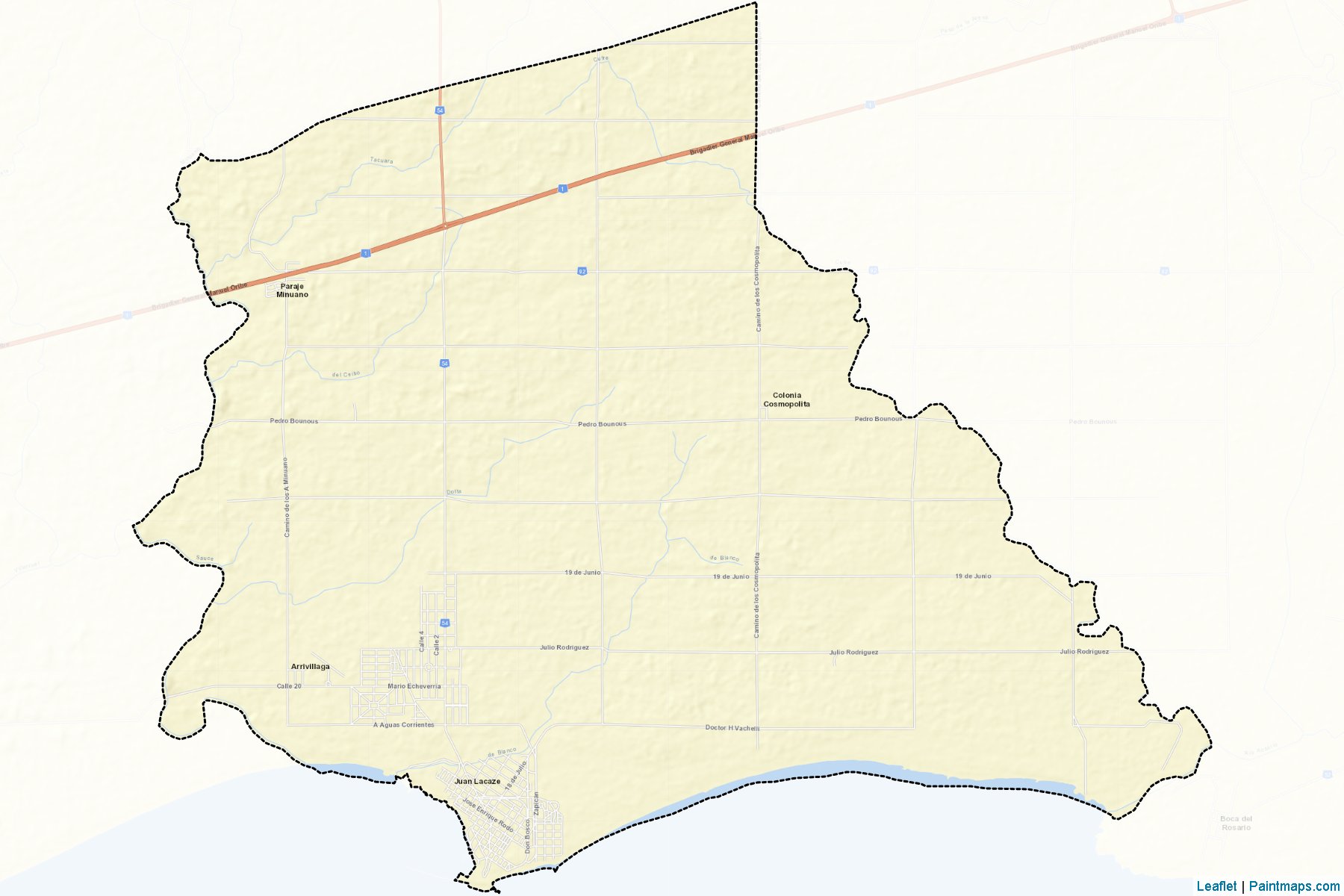 Juan L. Lacaze (Colonia) Map Cropping Samples-2