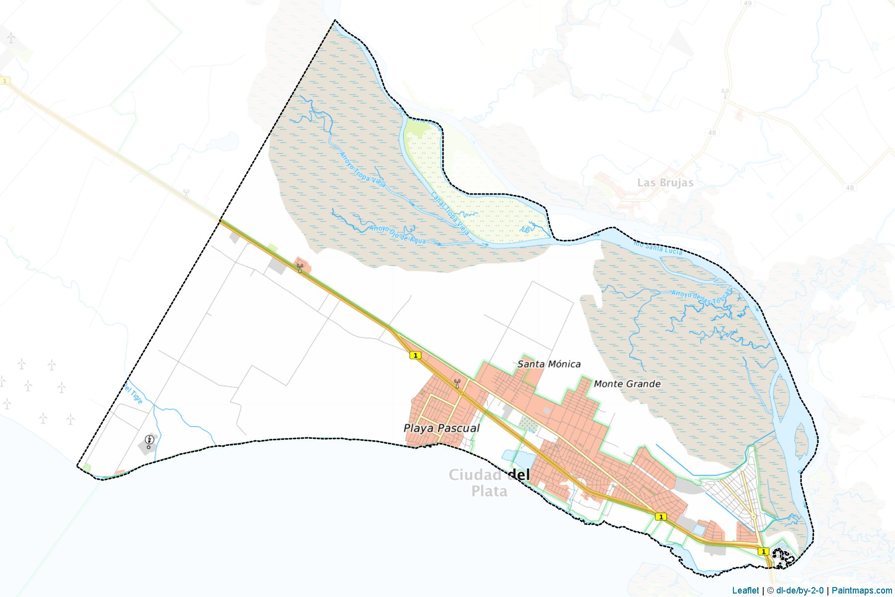 Muestras de recorte de mapas Ciudad del Plata (San José)-1