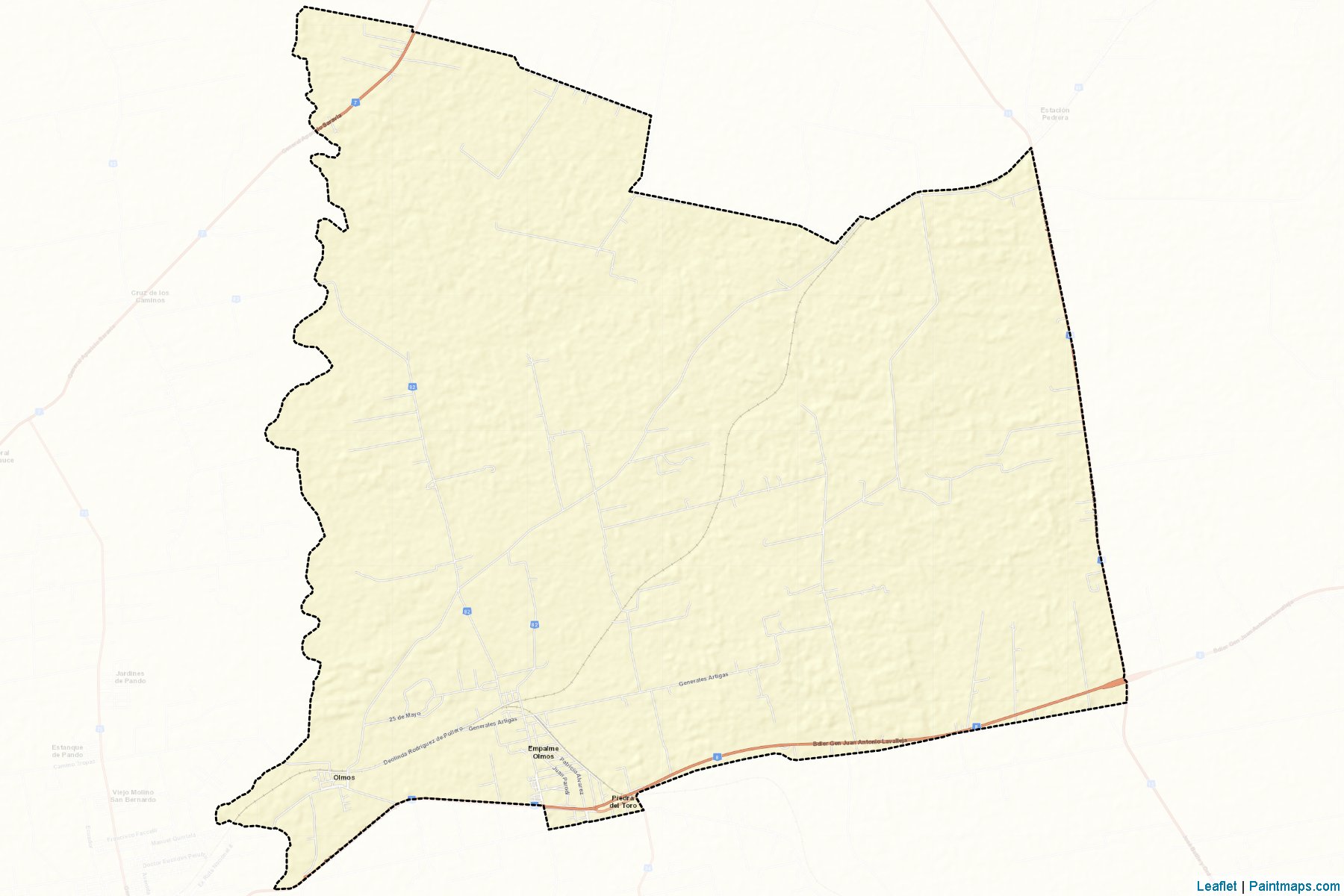 Muestras de recorte de mapas Empalme Olmos (Canelones)-2