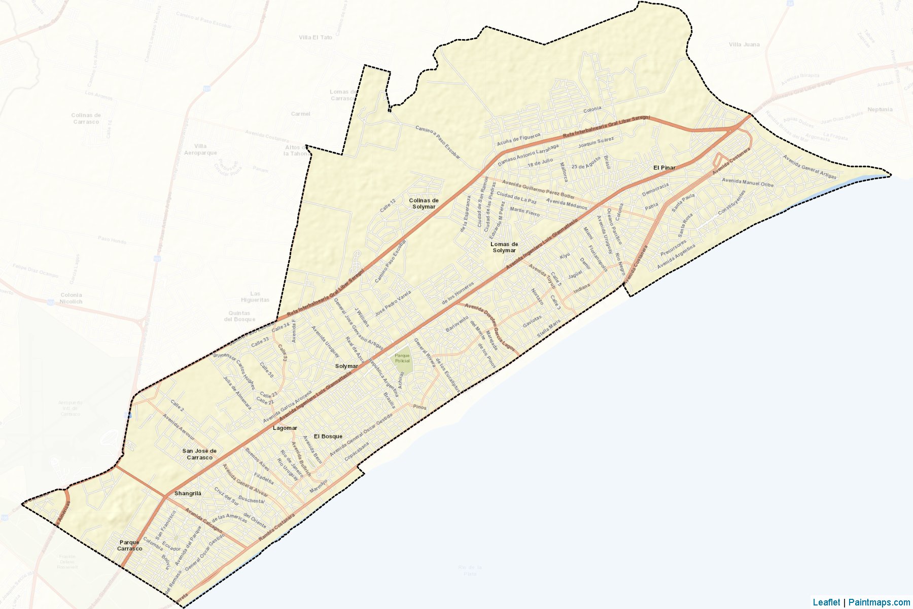 Ciudad de la Costa (Canelones) Map Cropping Samples-2