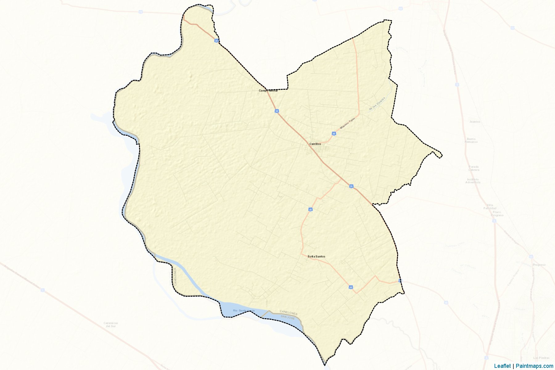 Los Cerrillos (Canelones) Map Cropping Samples-2