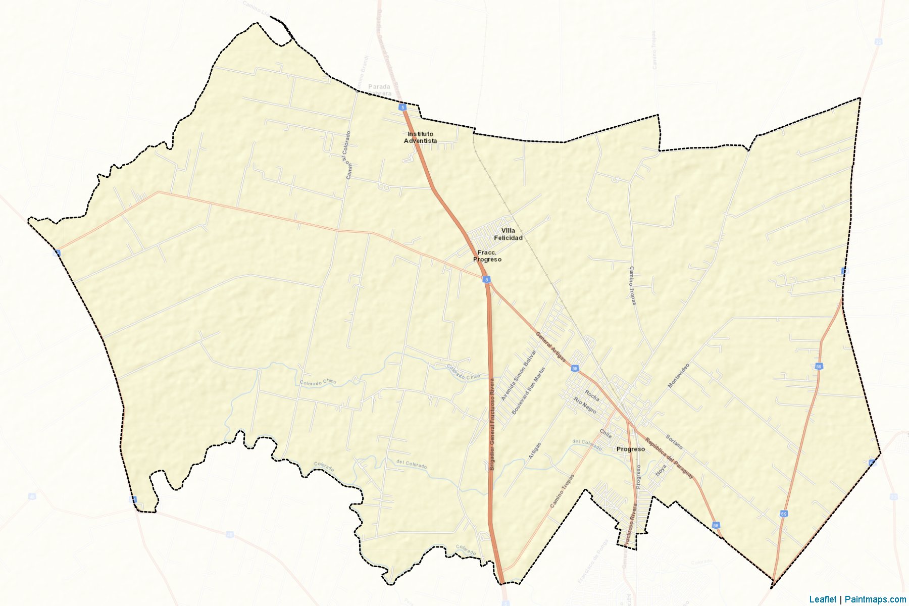 Progreso (Canelones) Map Cropping Samples-2