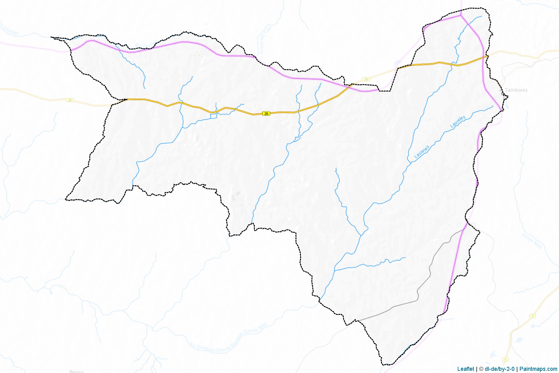 Tambores (Paysandú) Map Cropping Samples-1