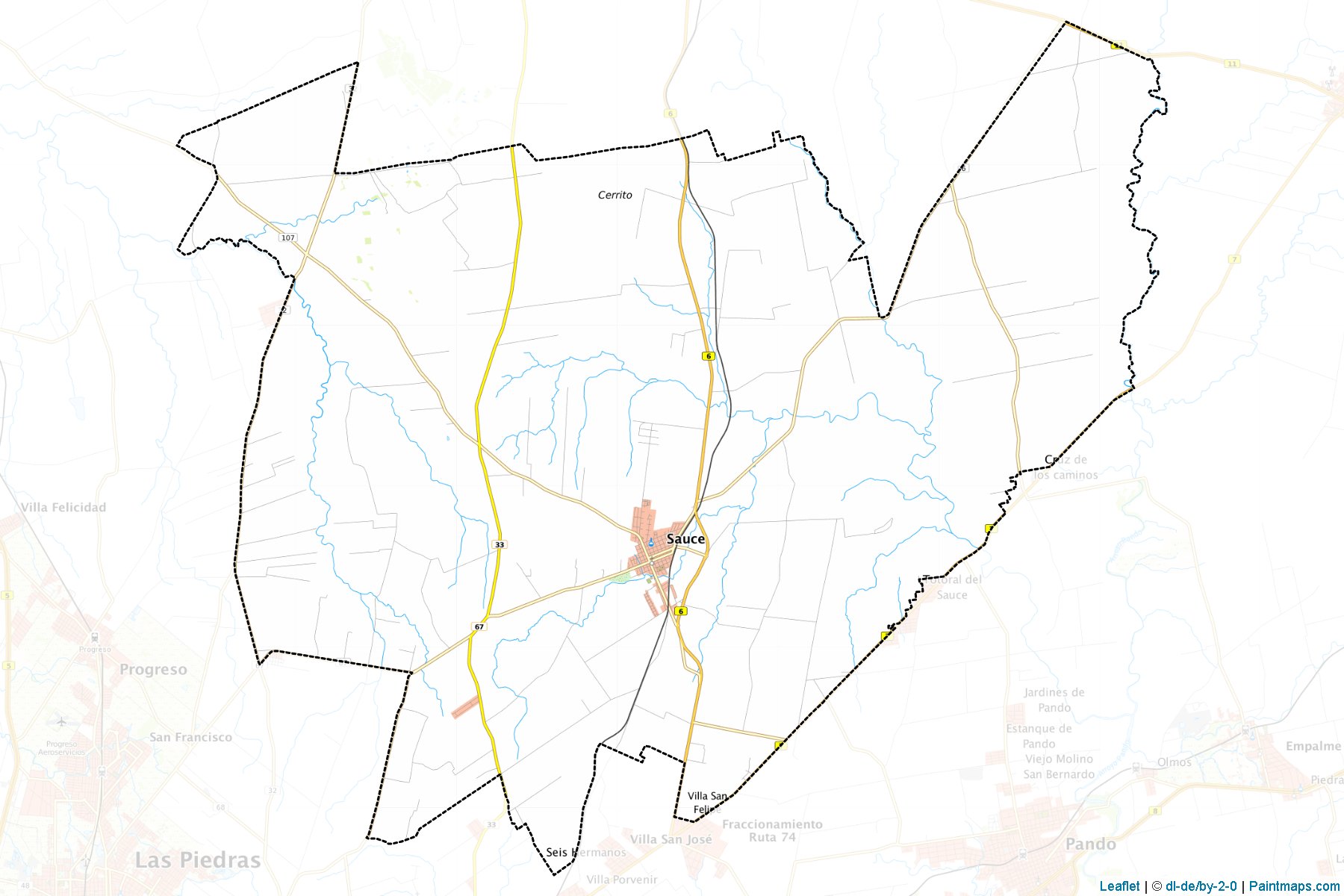 Muestras de recorte de mapas Sauce (Canelones)-1