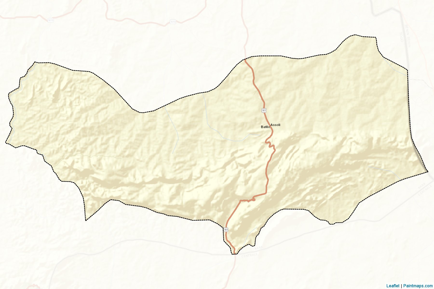 Muestras de recorte de mapas Assoli (Kara)-2