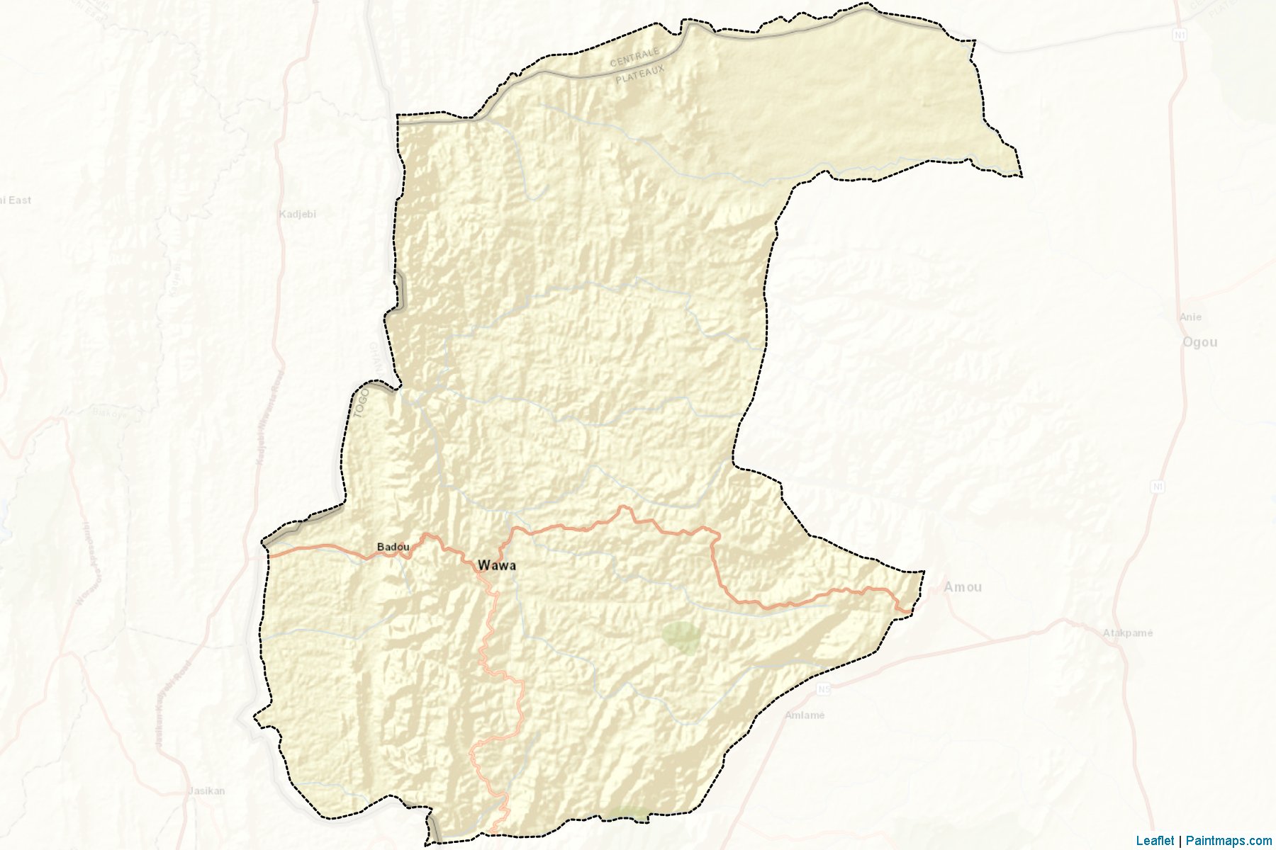 Muestras de recorte de mapas Wawa (Plateaux)-2