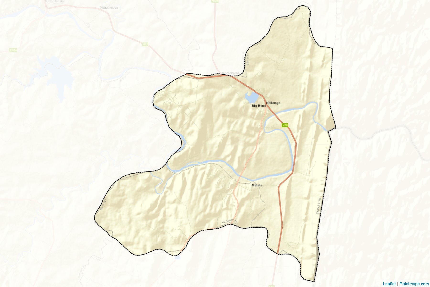 Muestras de recorte de mapas Nkilongo (Lubombo)-2