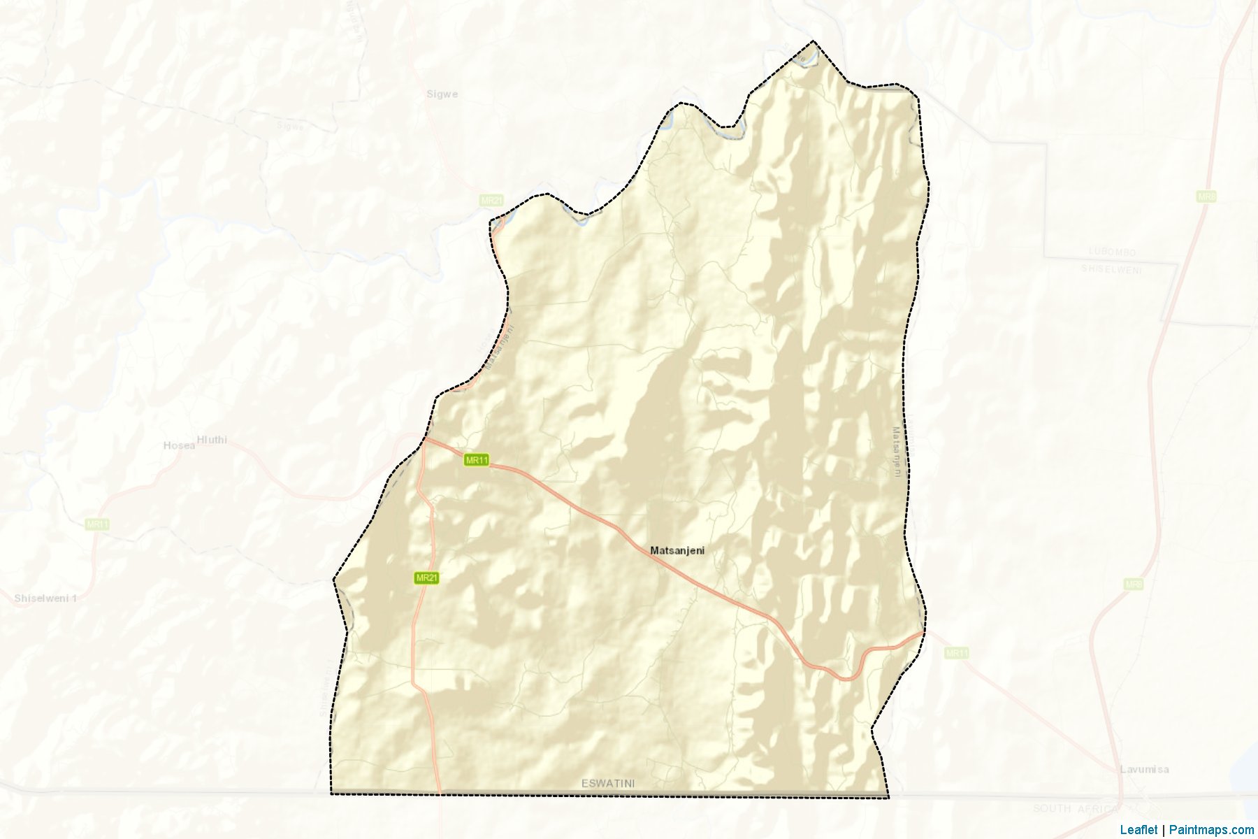 Matsanjeni South (Shiselweni) Map Cropping Samples-2