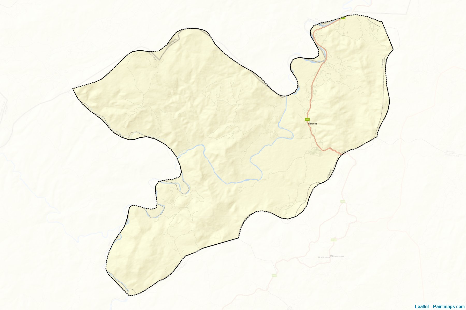 Muestras de recorte de mapas Nkwene (Shiselweni)-2