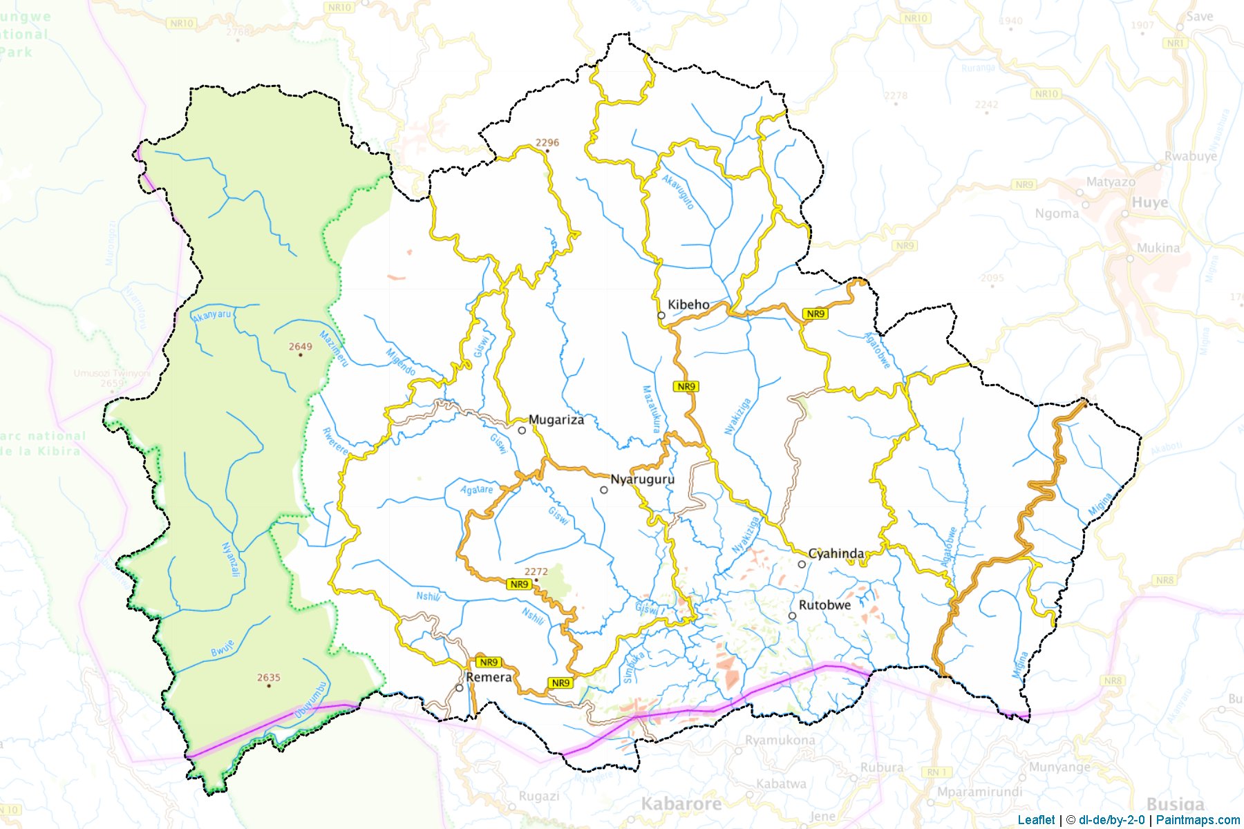 Nyaruguru (Southern) Map Cropping Samples-1