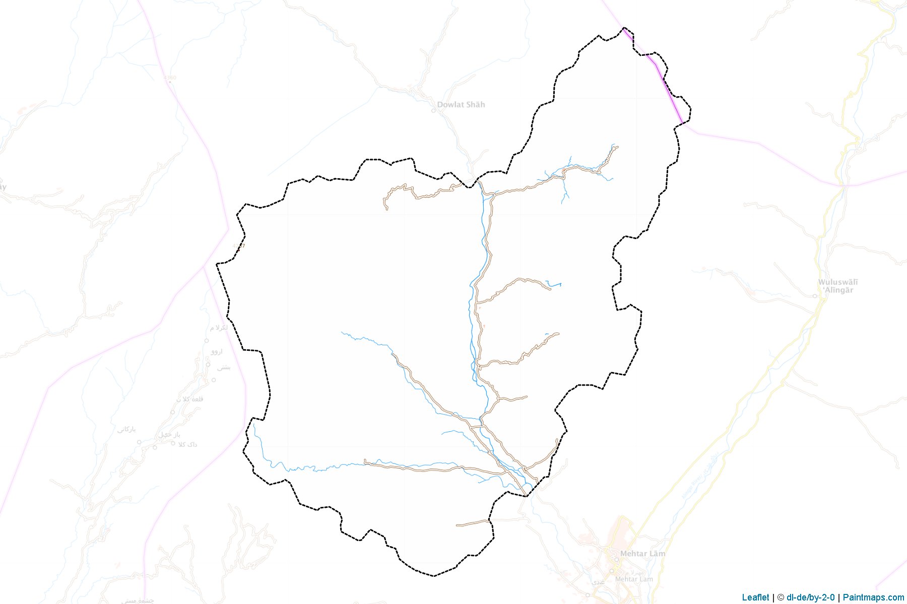 Muestras de recorte de mapas Alishing (Laghman)-1