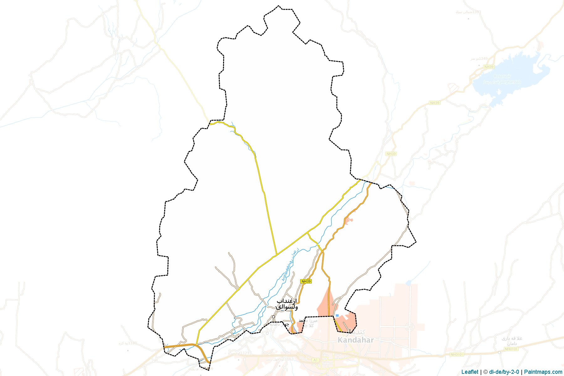 Arghandab (Kandahar) Map Cropping Samples-1