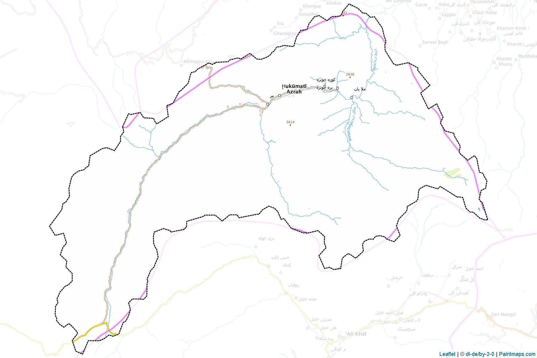 Muestras de recorte de mapas Azra (Lowgar)-1