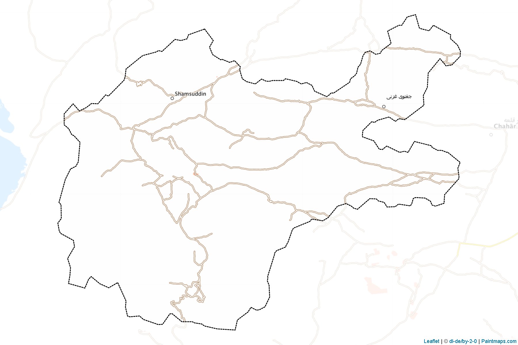 Bahrami Shahid (Ghazni) Map Cropping Samples-1