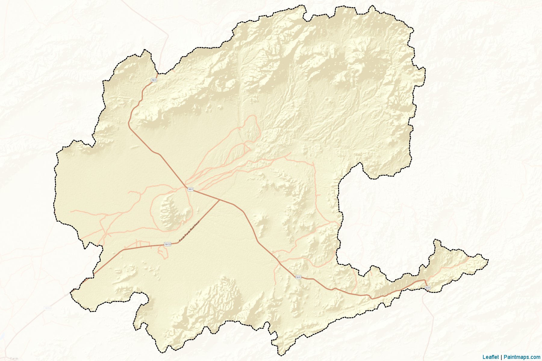 Muestras de recorte de mapas Bala Buluk (Farah)-2