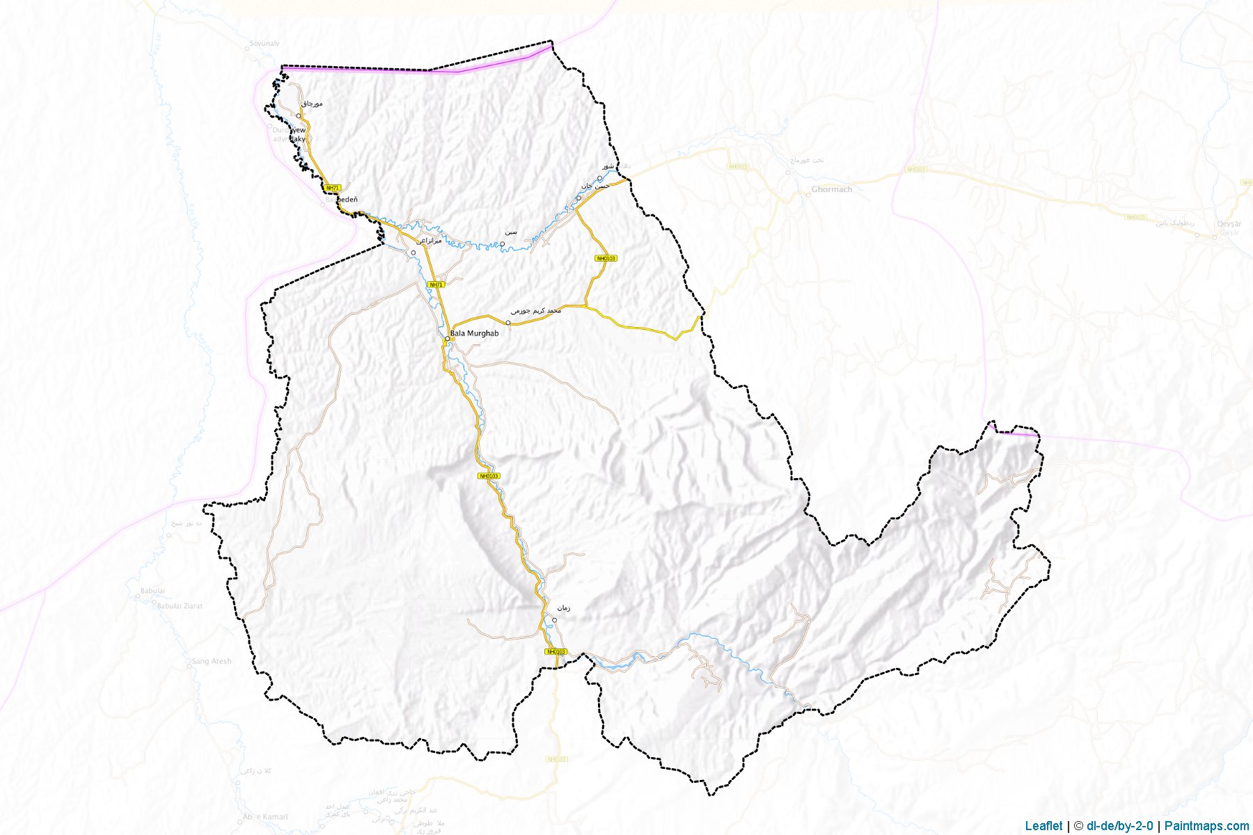 Murghab (Badghis) Map Cropping Samples-1