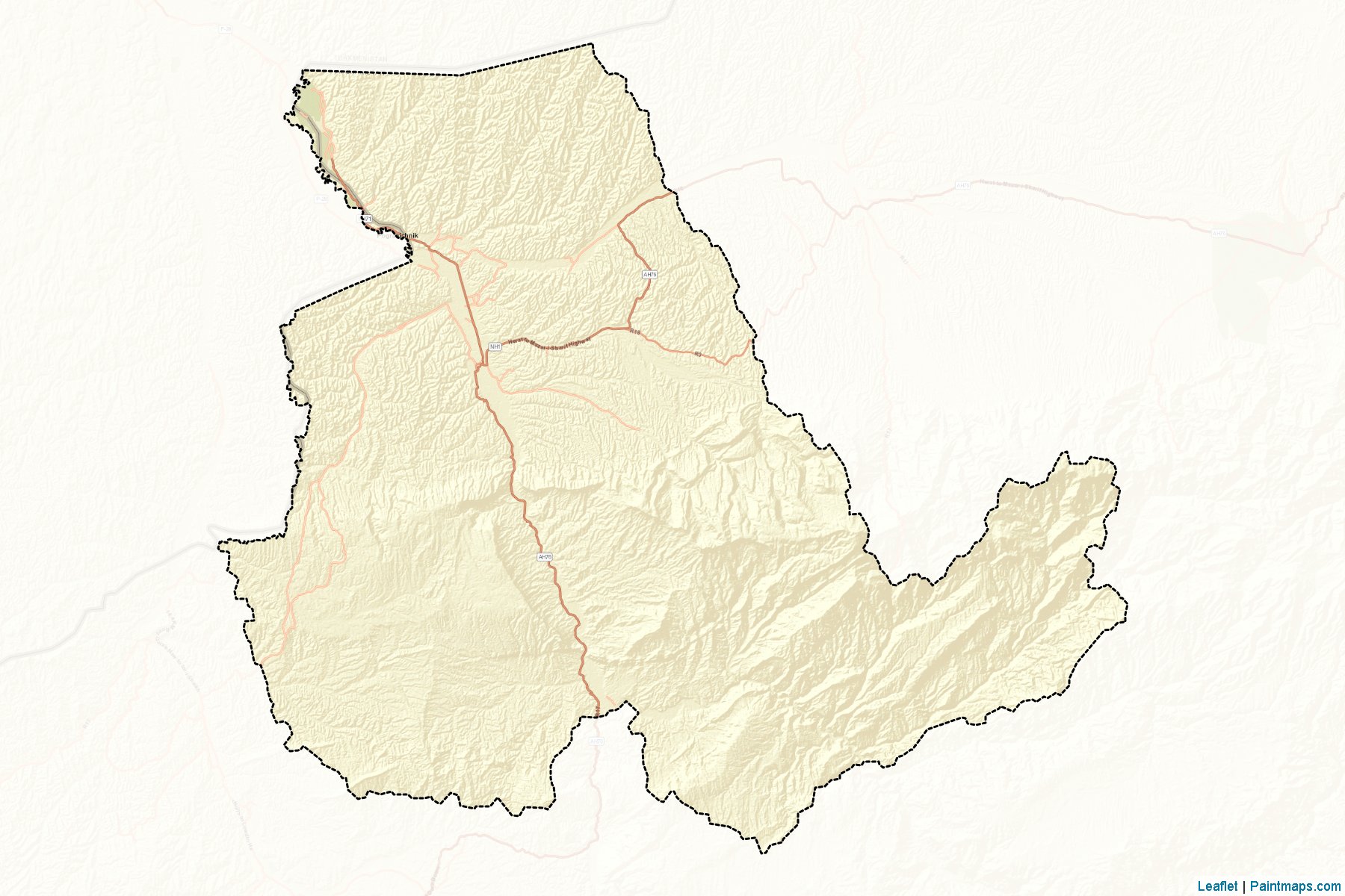 Murghab (Badghis) Map Cropping Samples-2