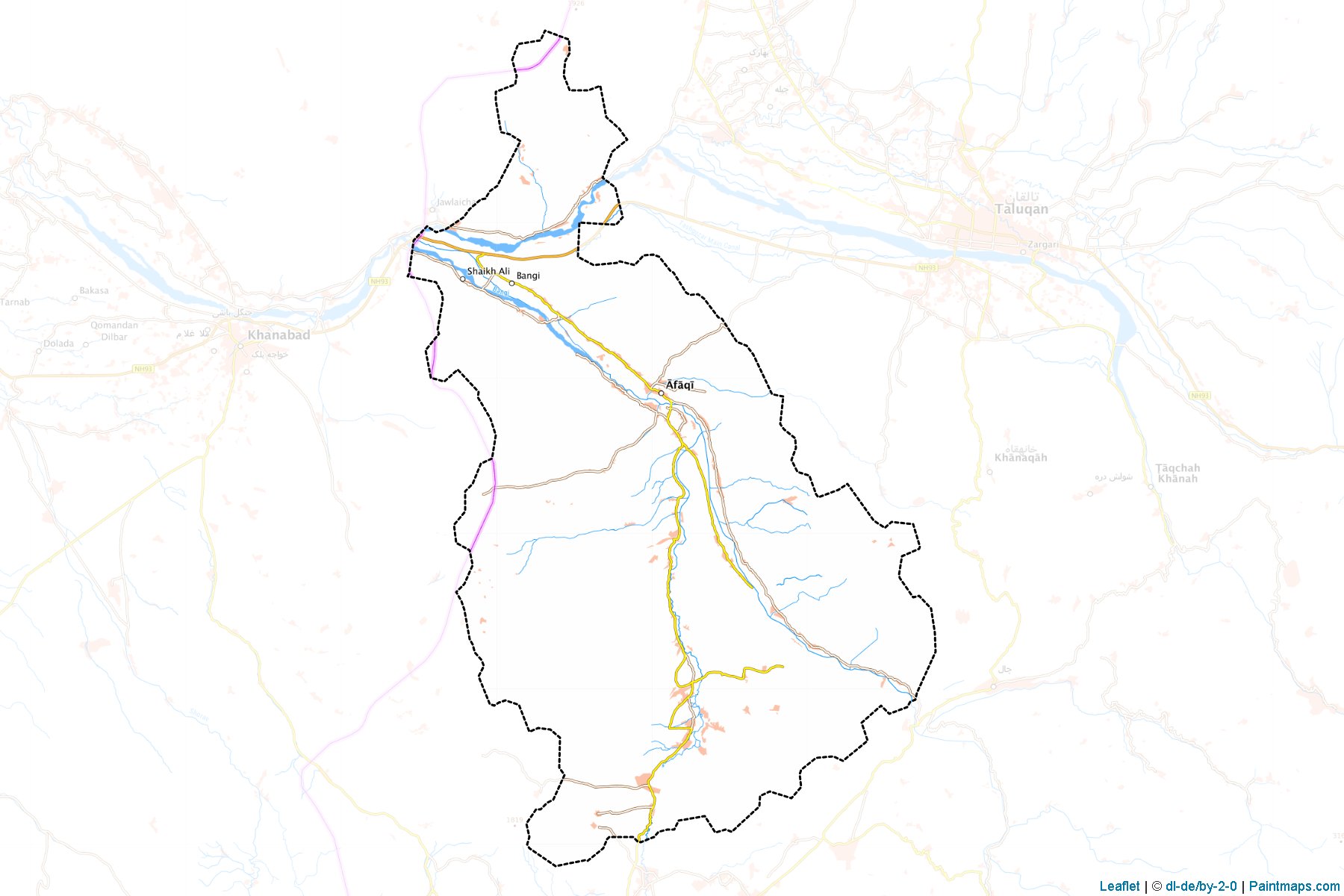 Bangi (Takhar) Map Cropping Samples-1