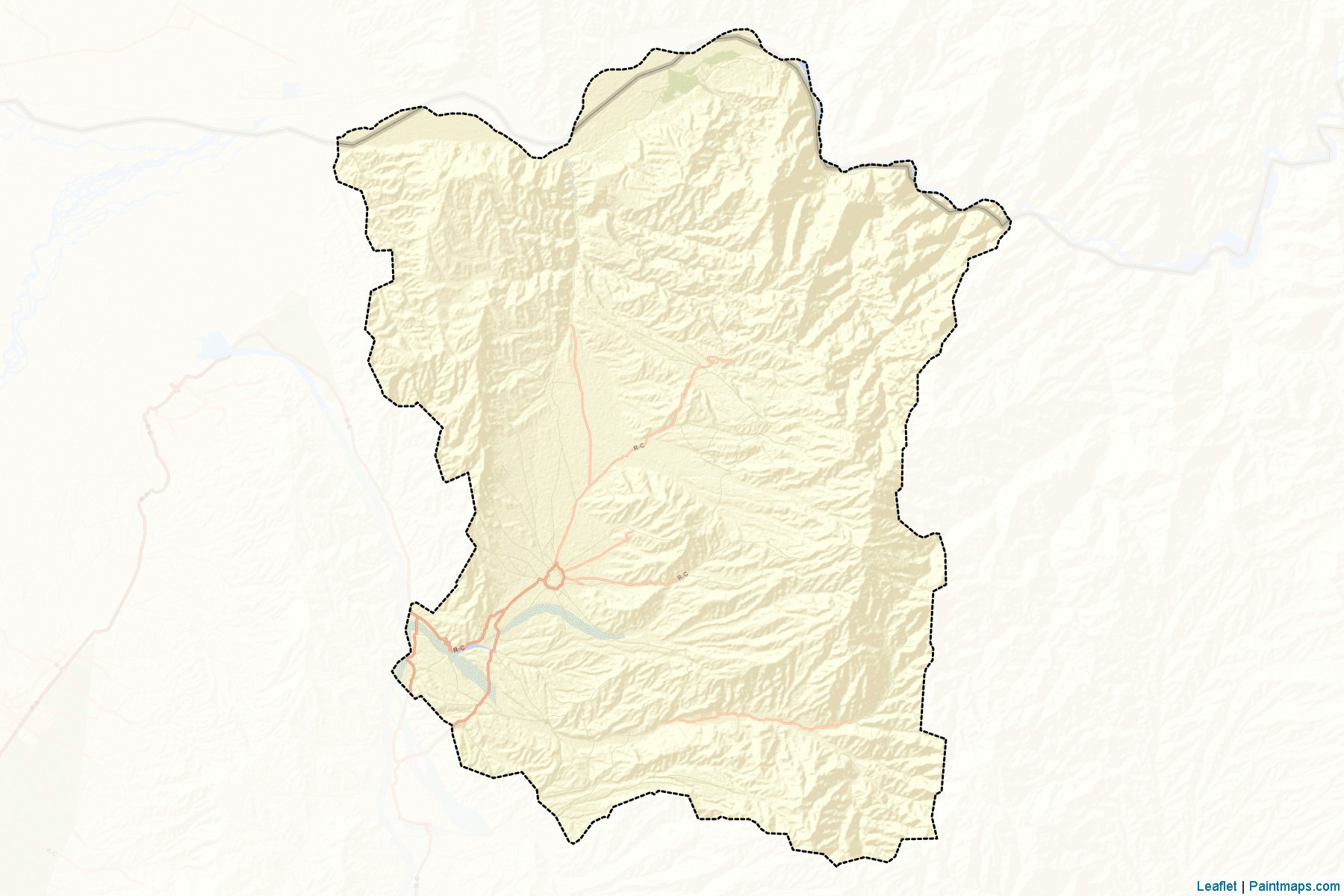 Muestras de recorte de mapas Chah Ab (Takhar)-2