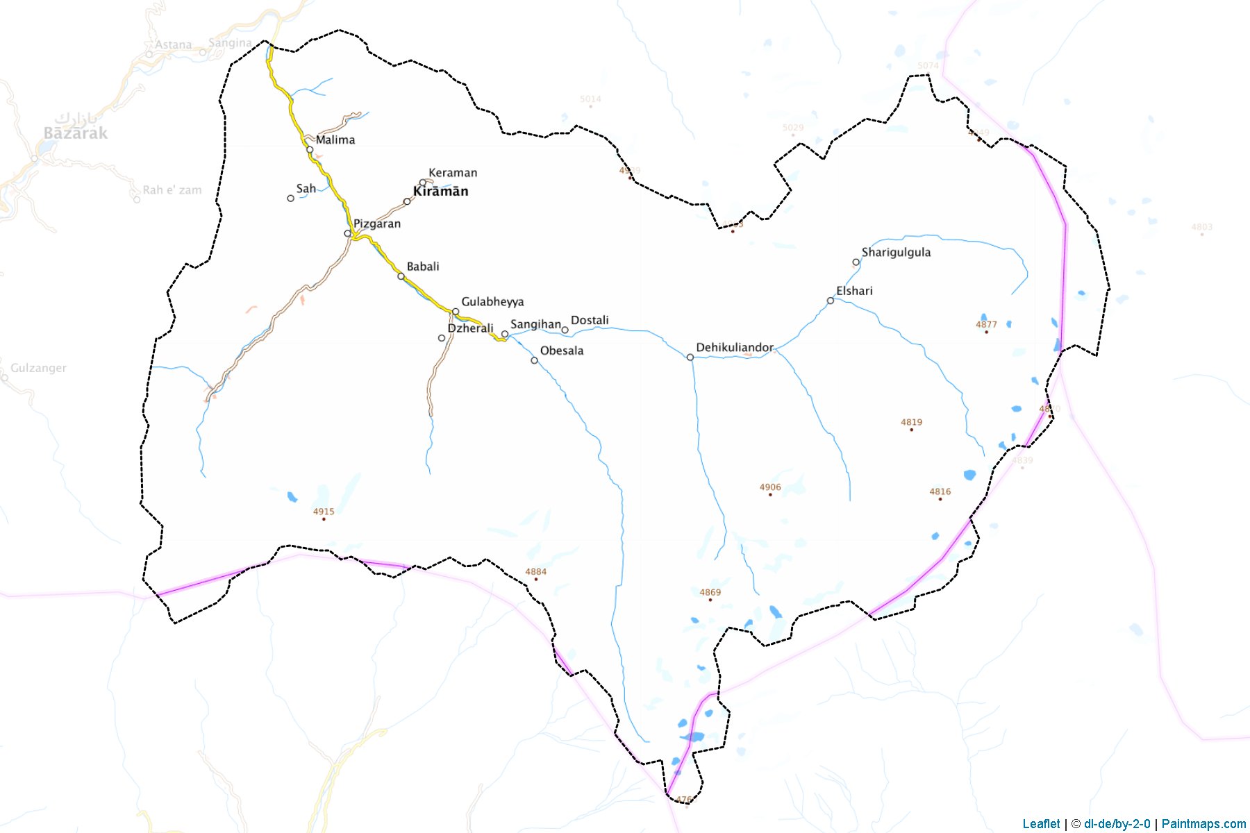 Dara (Panjshir) Map Cropping Samples-1