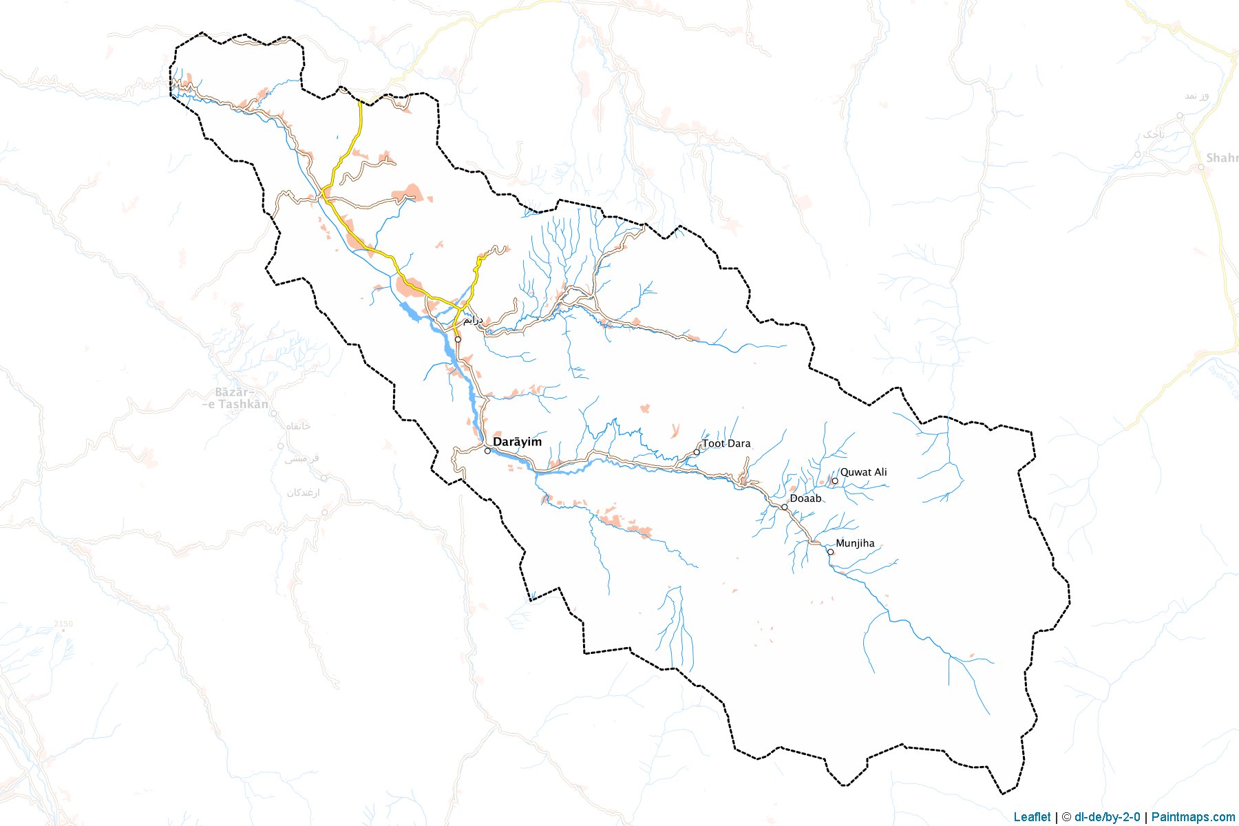 Muestras de recorte de mapas Darayim (Badakhshan)-1