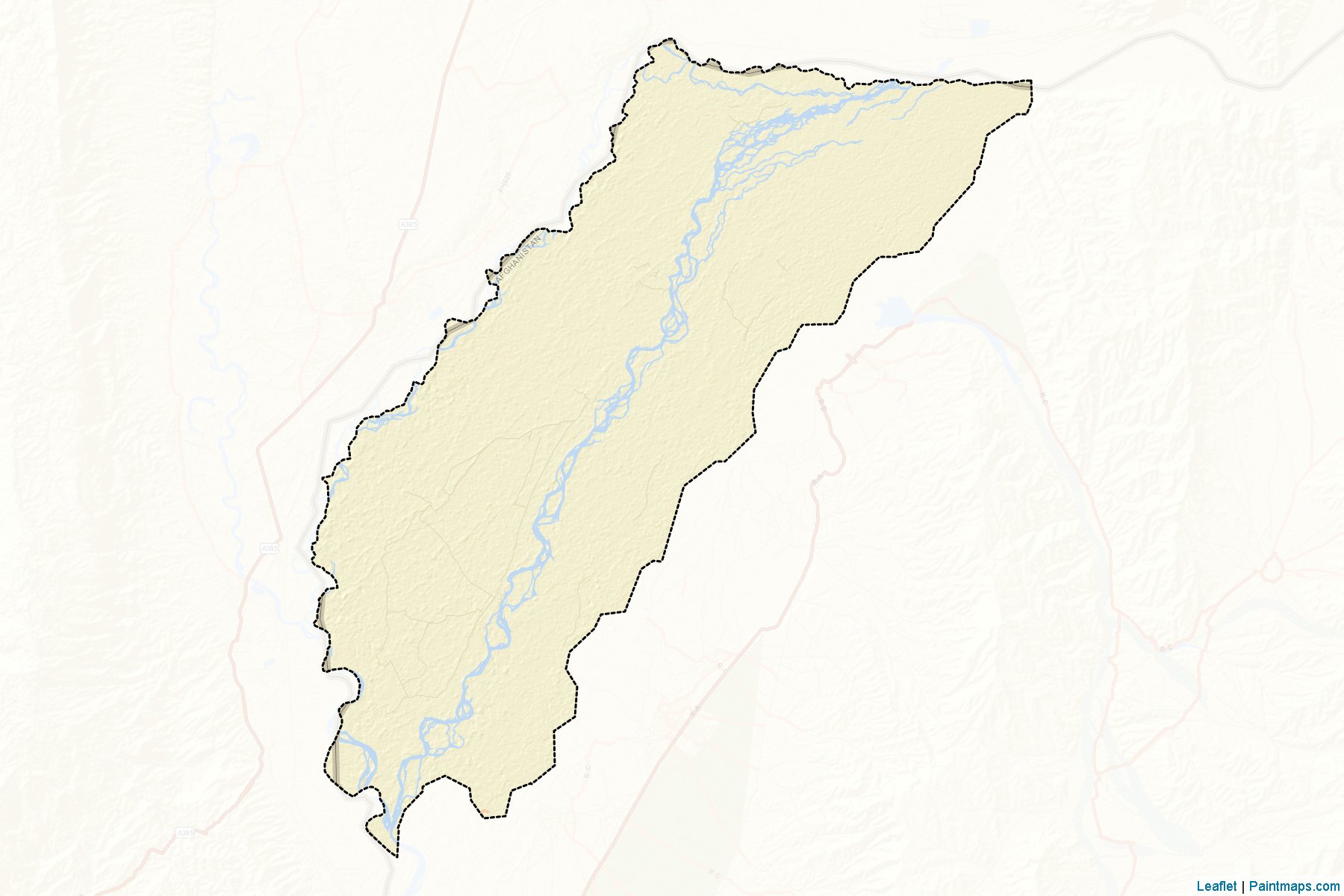 Muestras de recorte de mapas Darqad (Takhar)-2