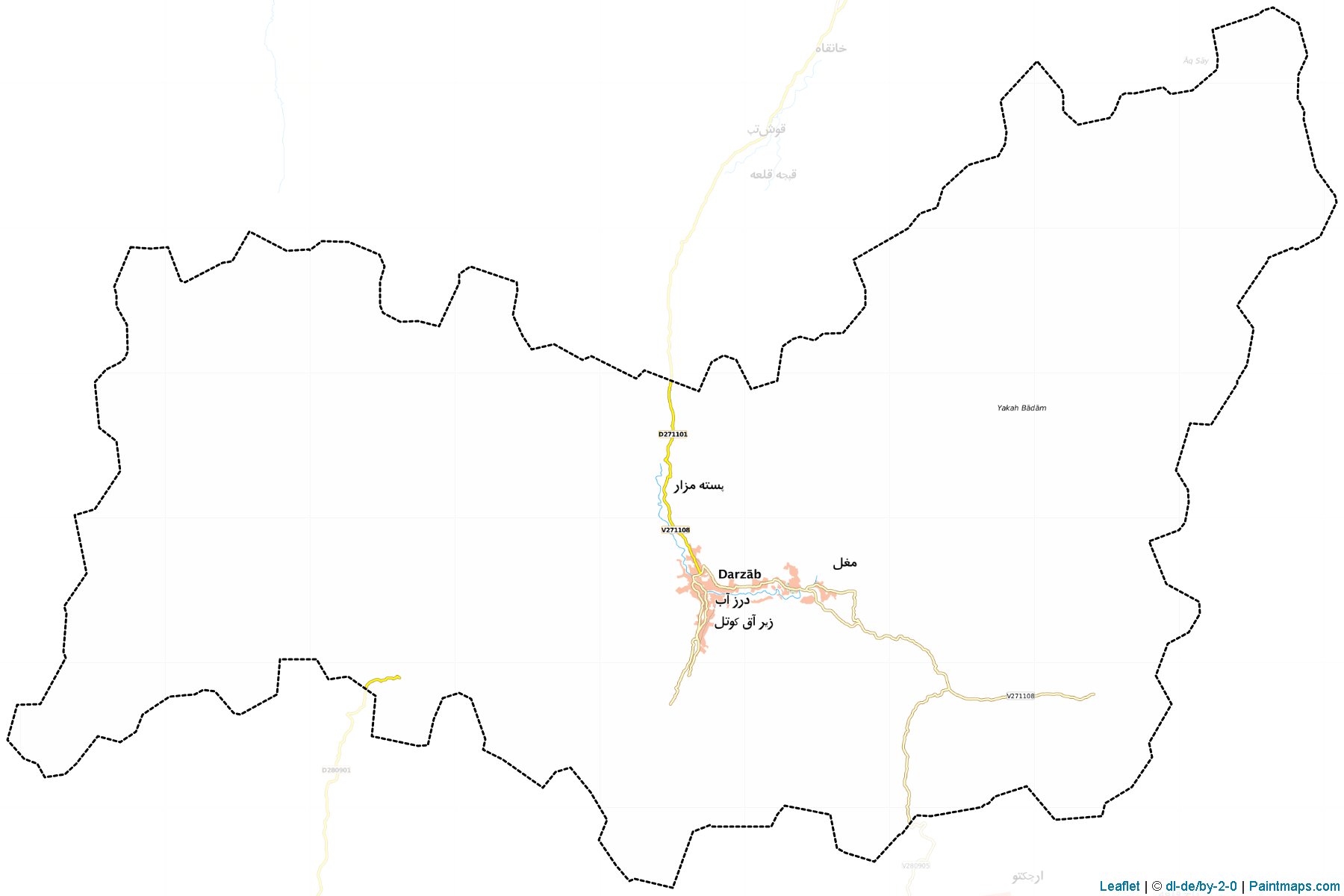 Darzab (Jowzjan) Map Cropping Samples-1