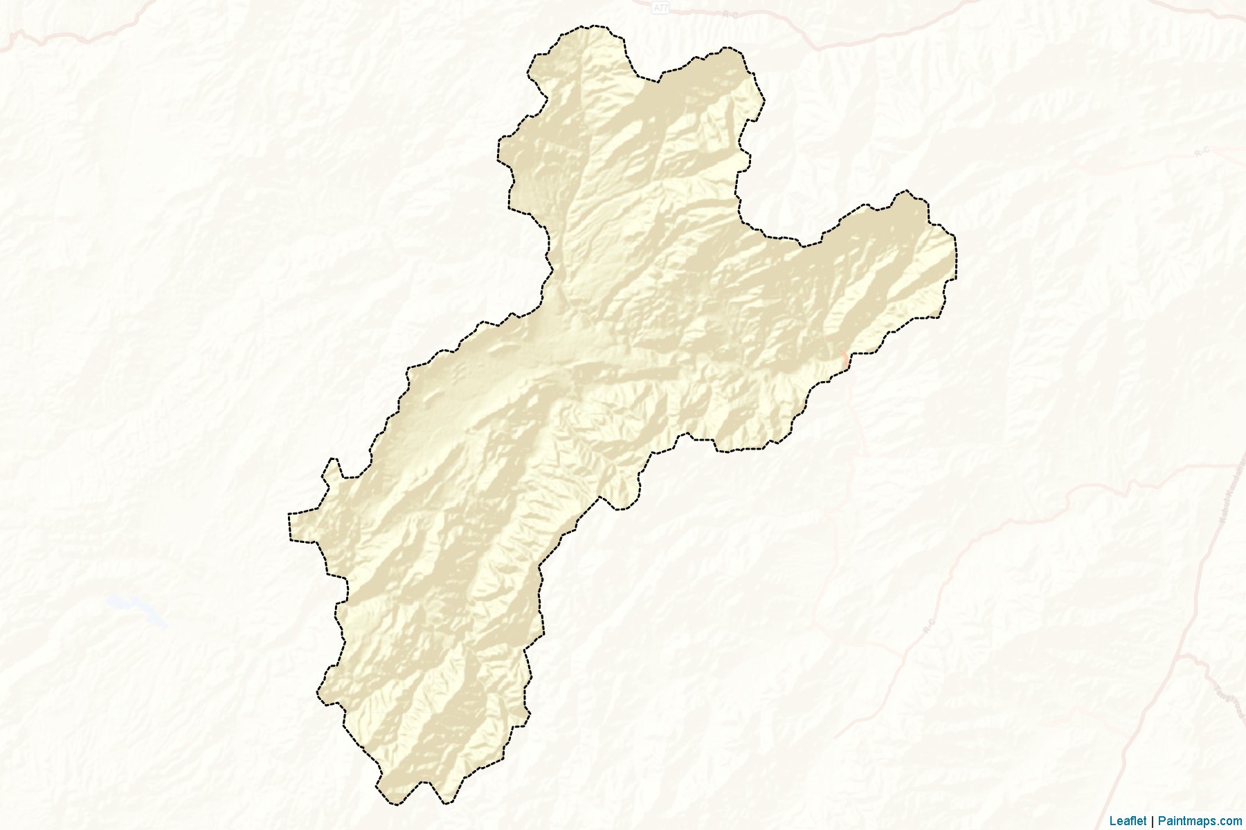 Muestras de recorte de mapas Day Mirdad (Wardak)-2