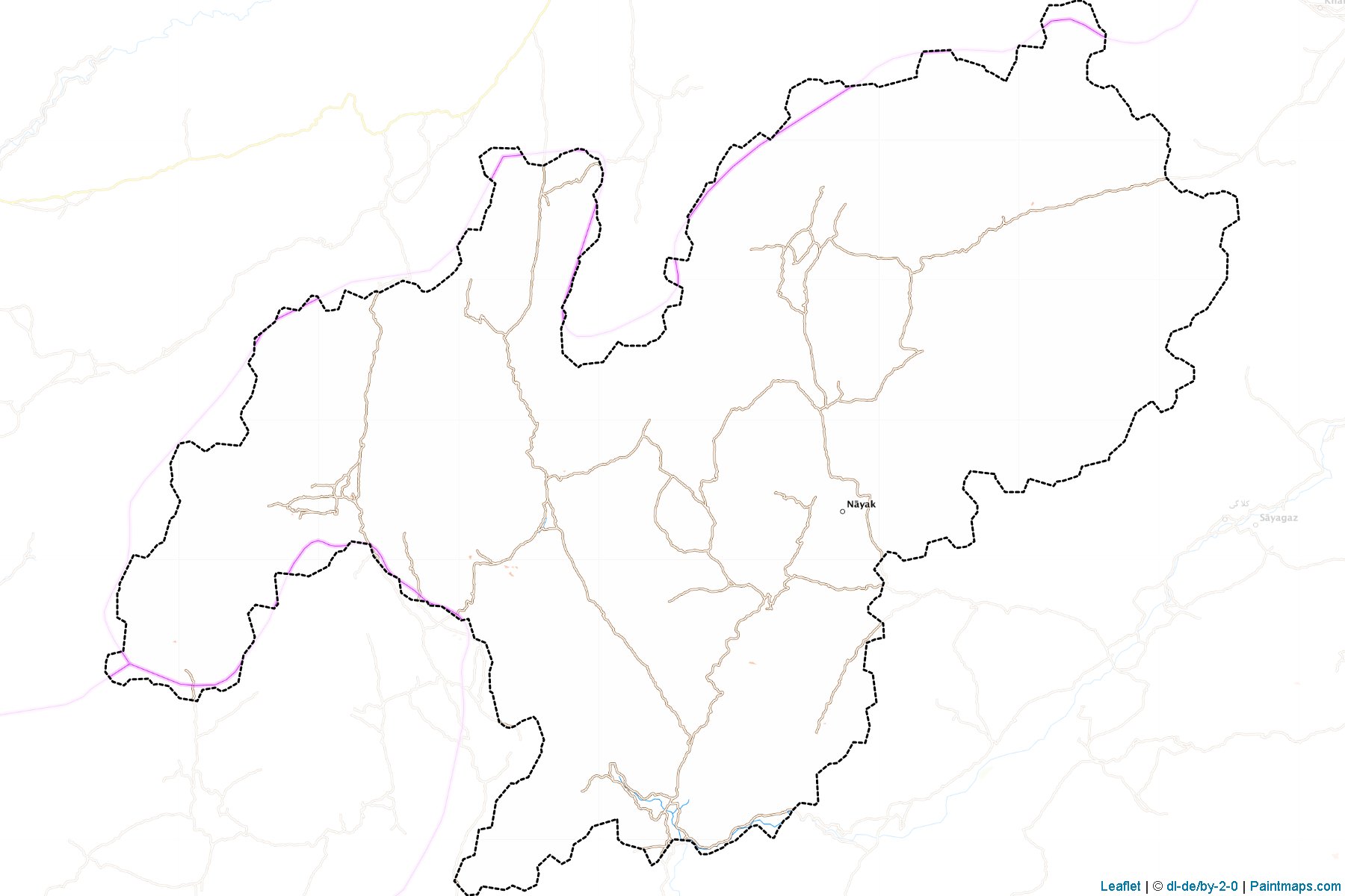 Daychopan (Zabul Vilayeti) Haritası Örnekleri-1