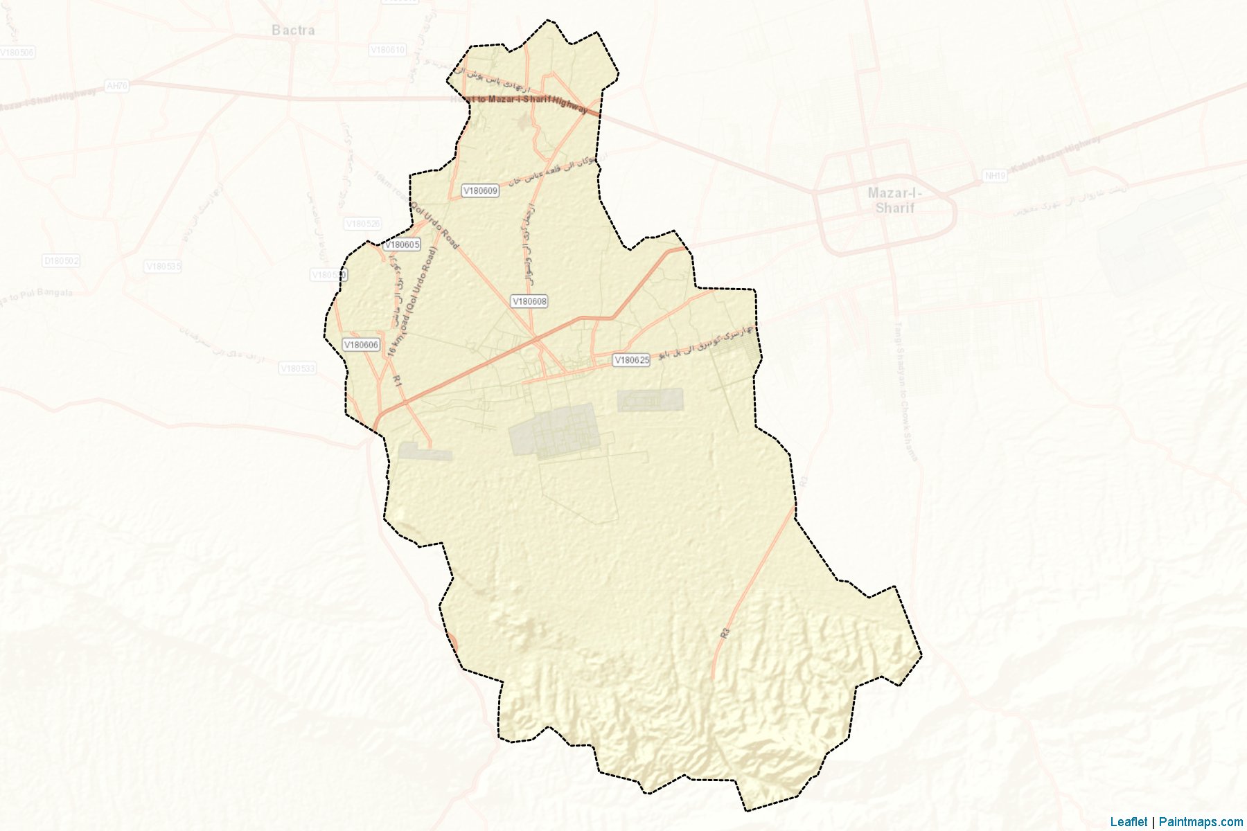 Muestras de recorte de mapas Dihdadi (Balkh)-2