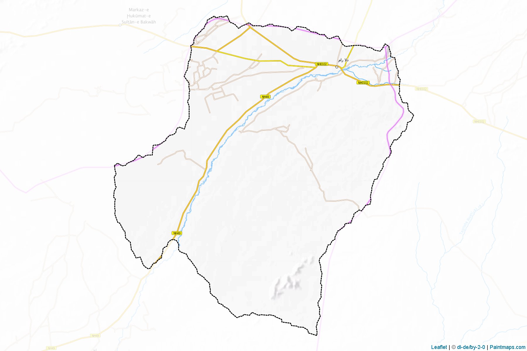 Muestras de recorte de mapas Dilaram (Nimruz)-1