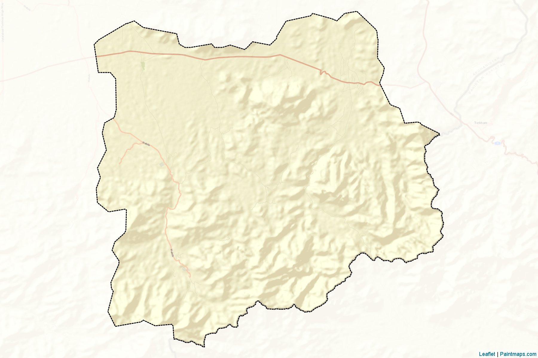 Muestras de recorte de mapas Dur Baba (Nangarhar)-2