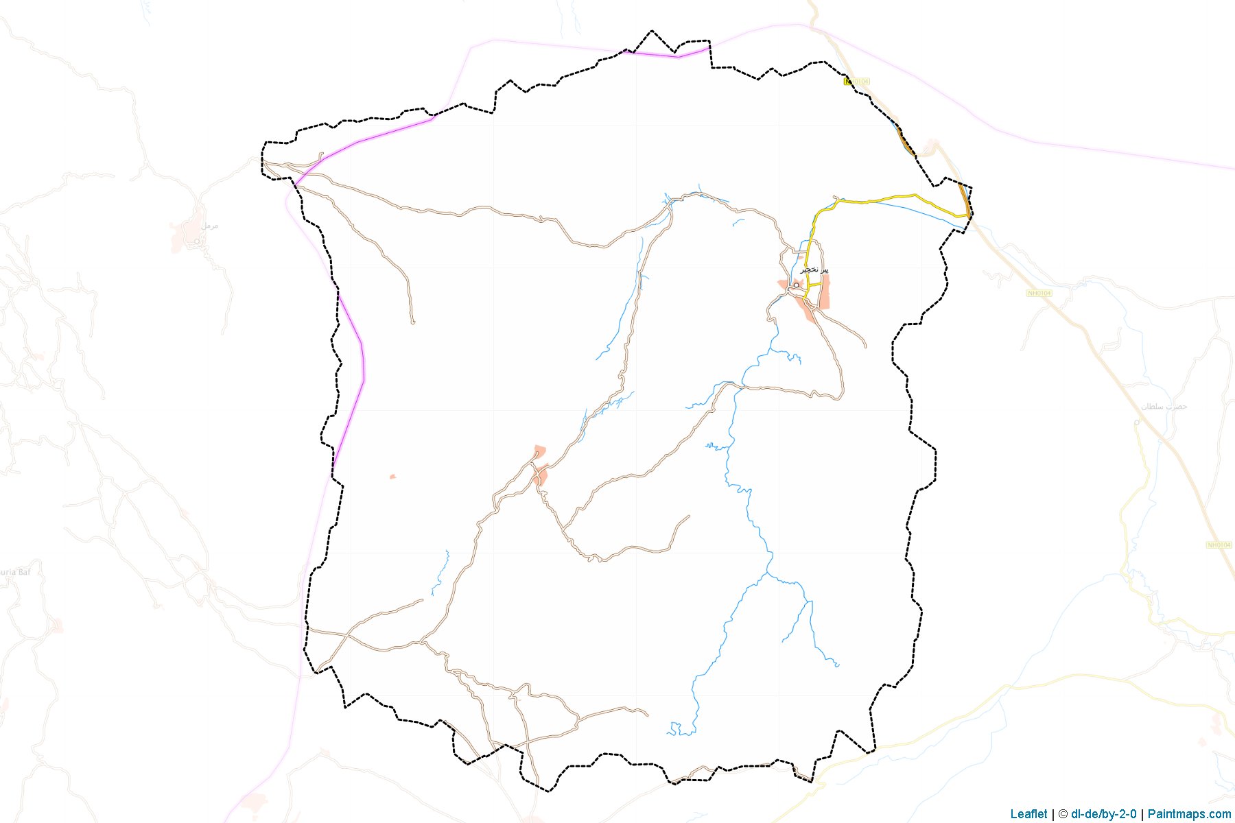 Feroz Nakhchir (Samangan Vilayeti) Haritası Örnekleri-1