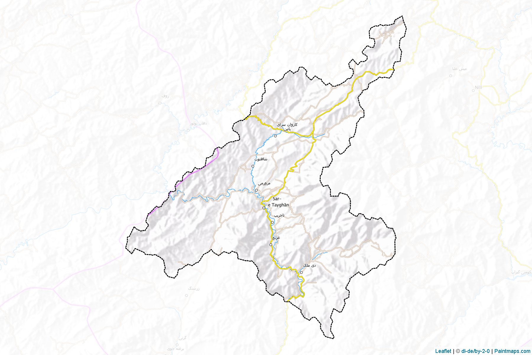 Gaiti (Daykundi Vilayeti) Haritası Örnekleri-1