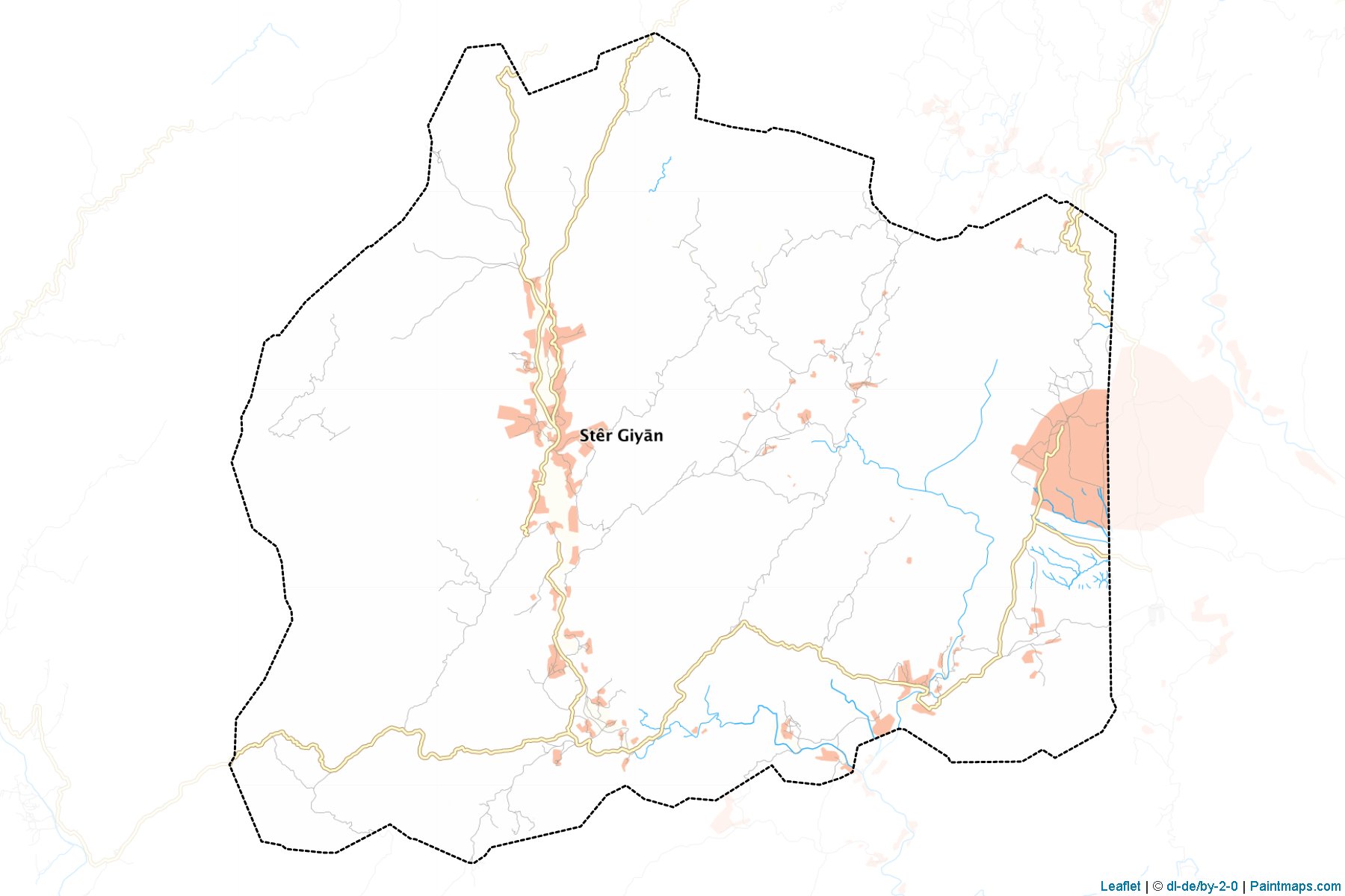 Gayan (Paktika Vilayeti) Haritası Örnekleri-1