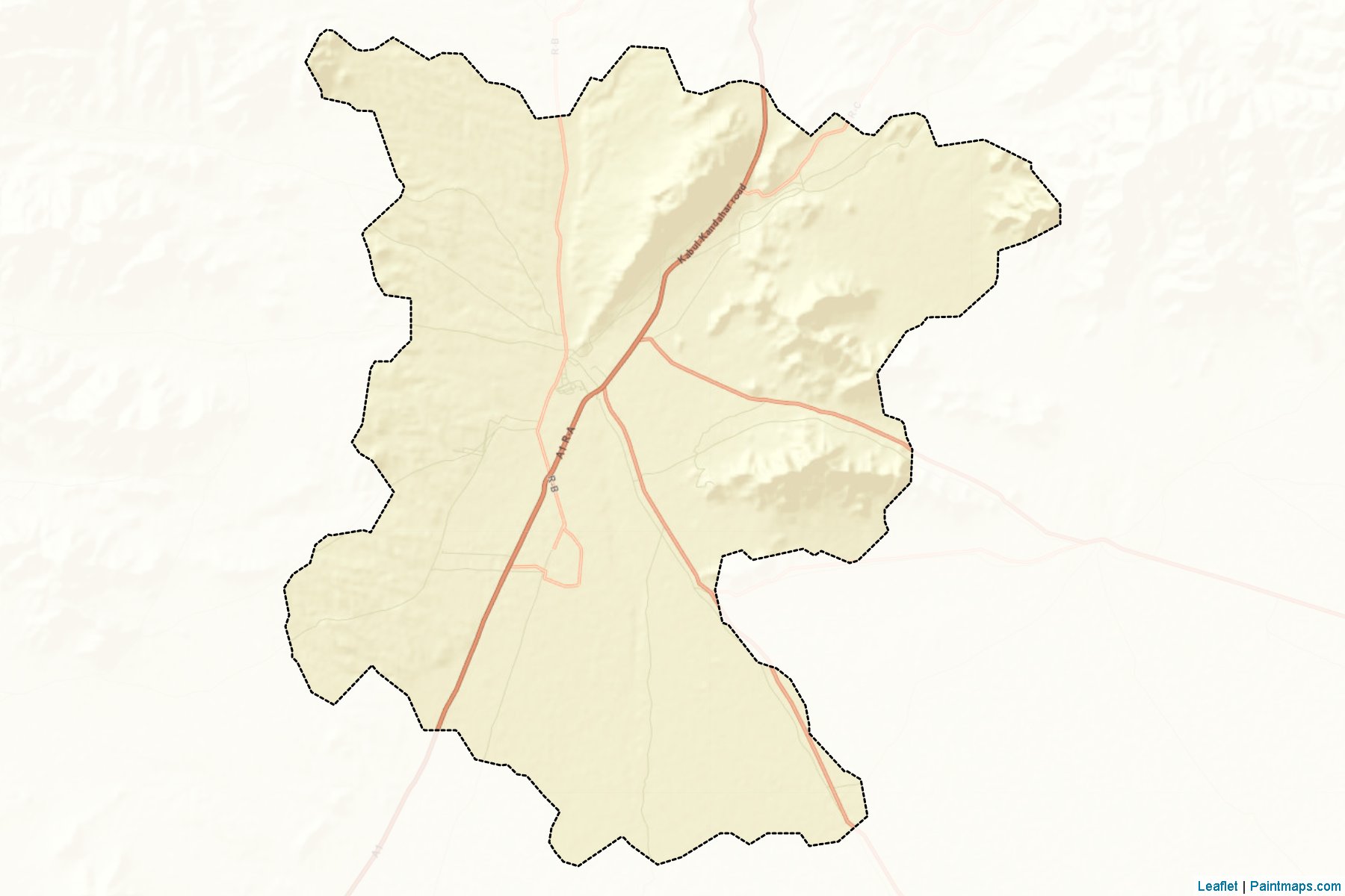 Muestras de recorte de mapas Ghazni (Ghazni)-2