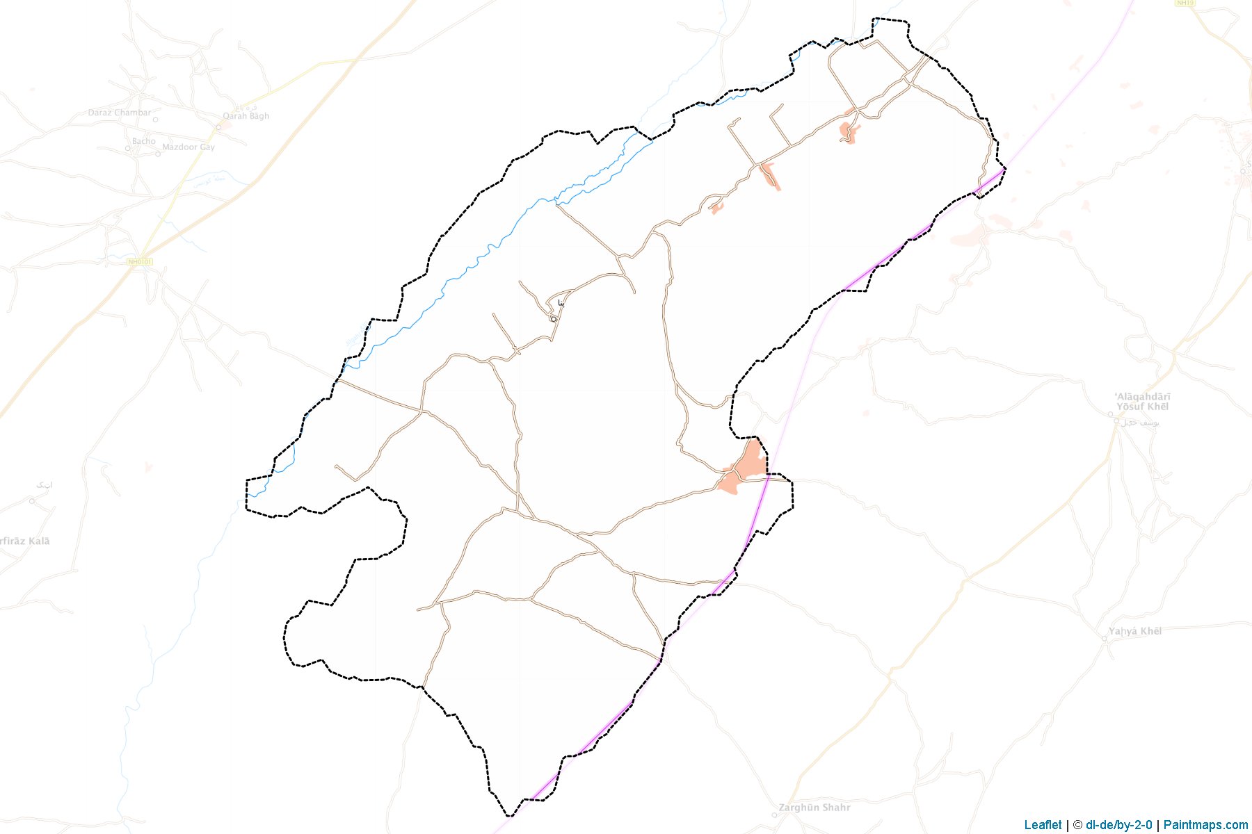 Muestras de recorte de mapas Giro (Ghazni)-1