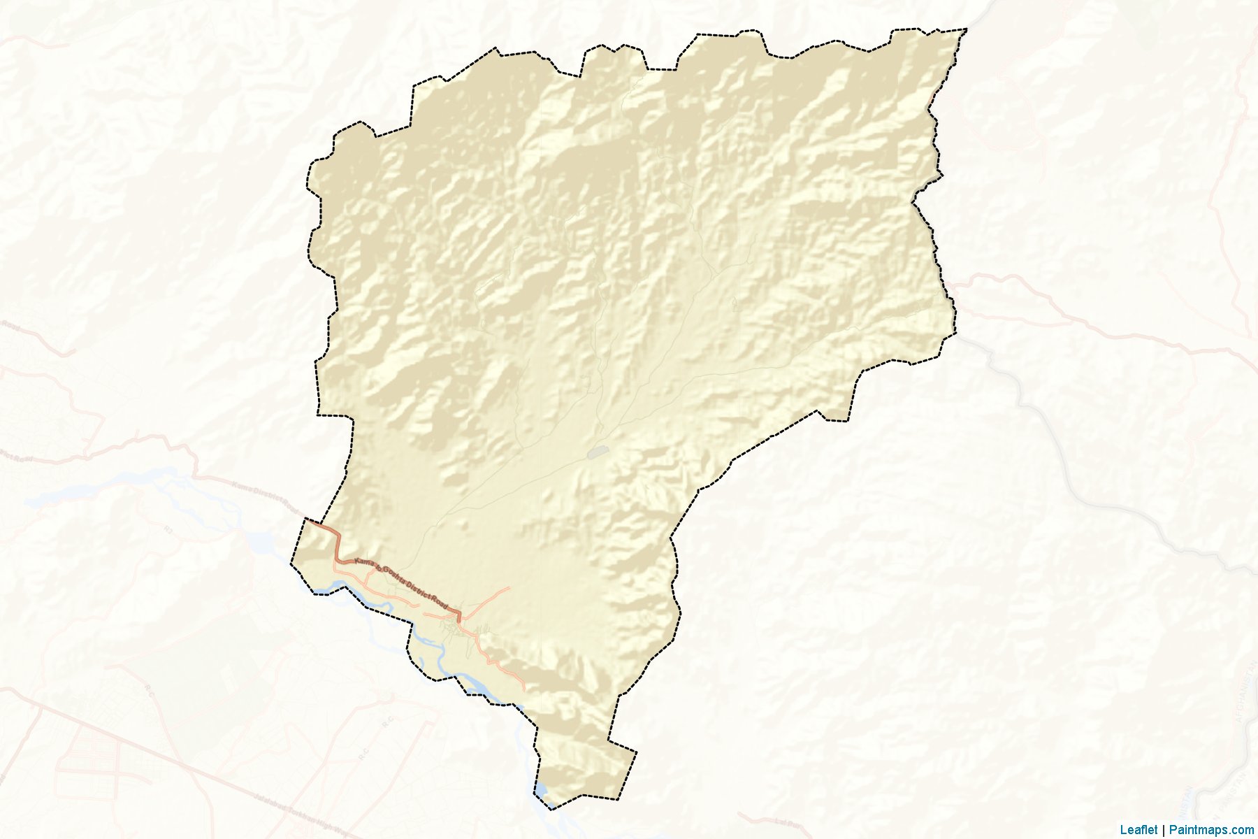 Muestras de recorte de mapas Goshta (Nangarhar)-2