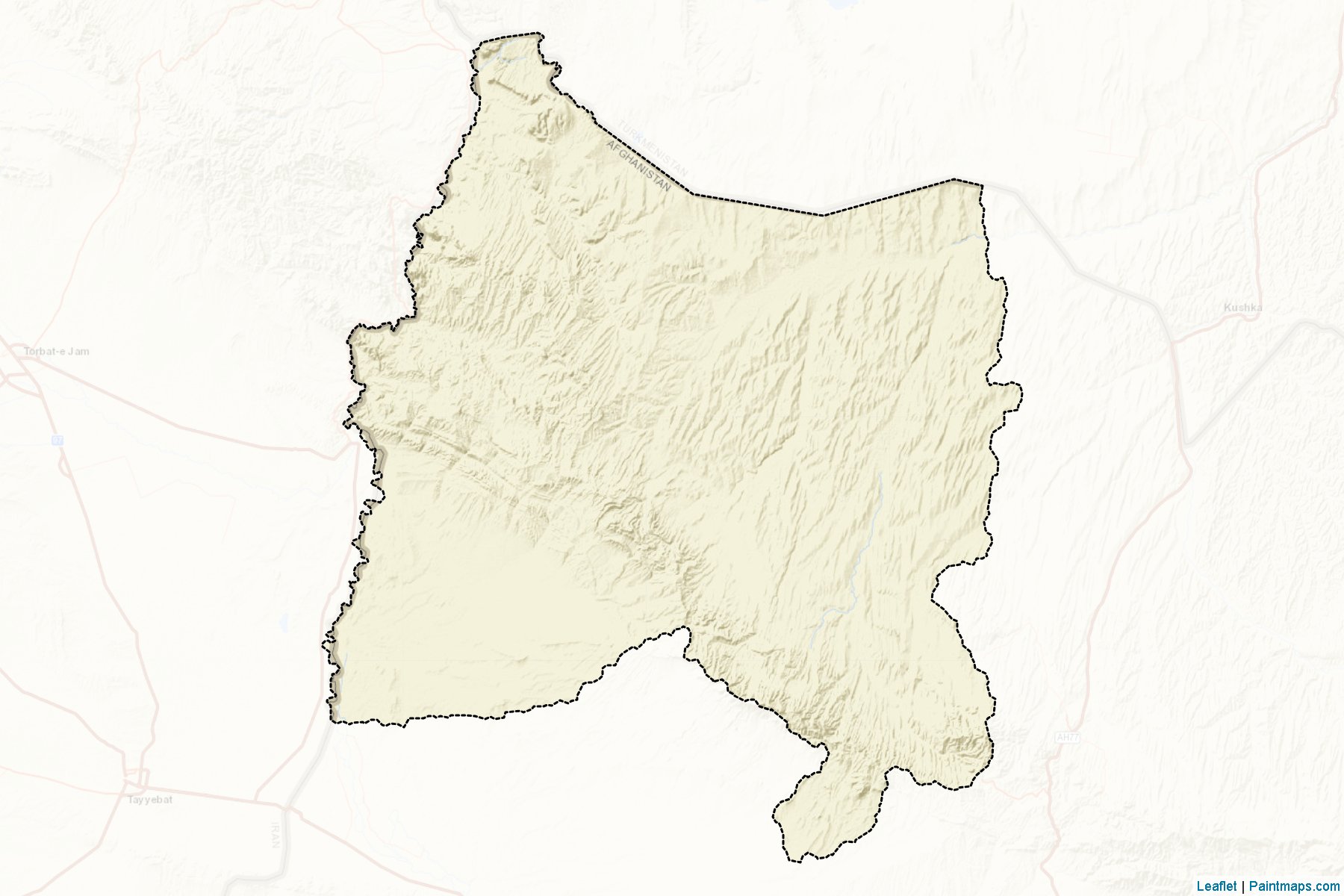 Muestras de recorte de mapas Gulran (Herat)-2