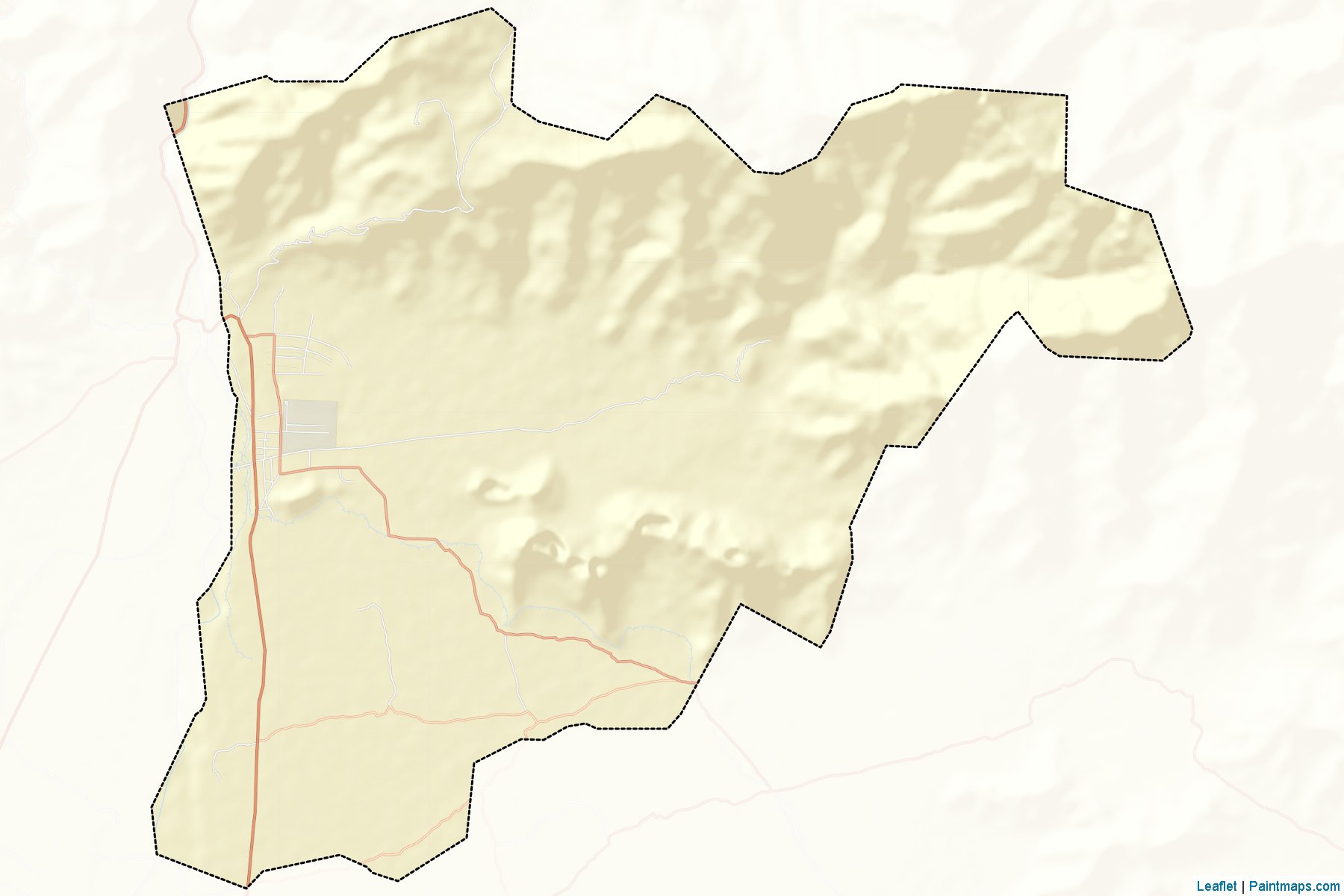 Muestras de recorte de mapas Hisa-i-Awali Kohistan (Kapisa)-2