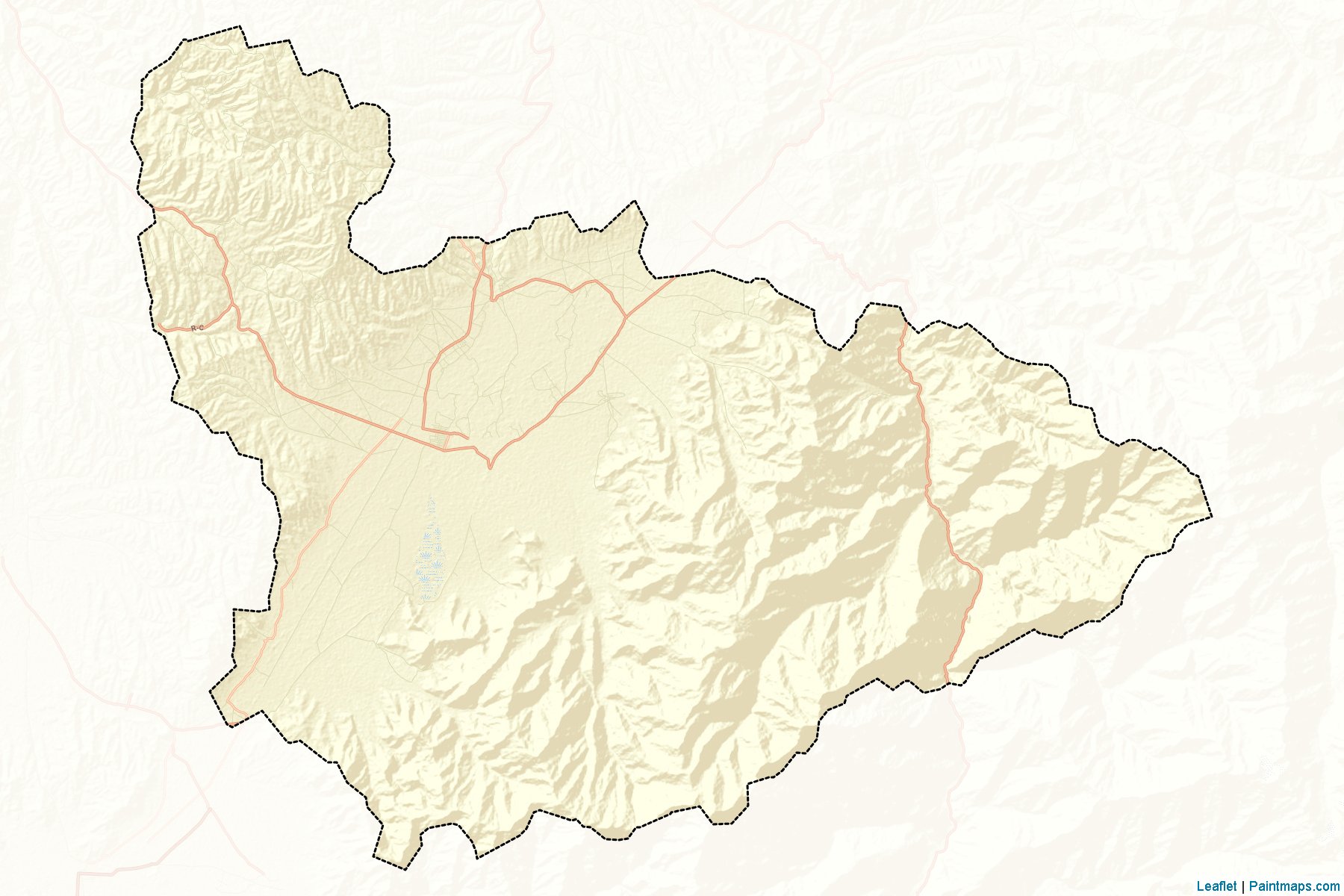 Muestras de recorte de mapas Ishkamish (Takhar)-2