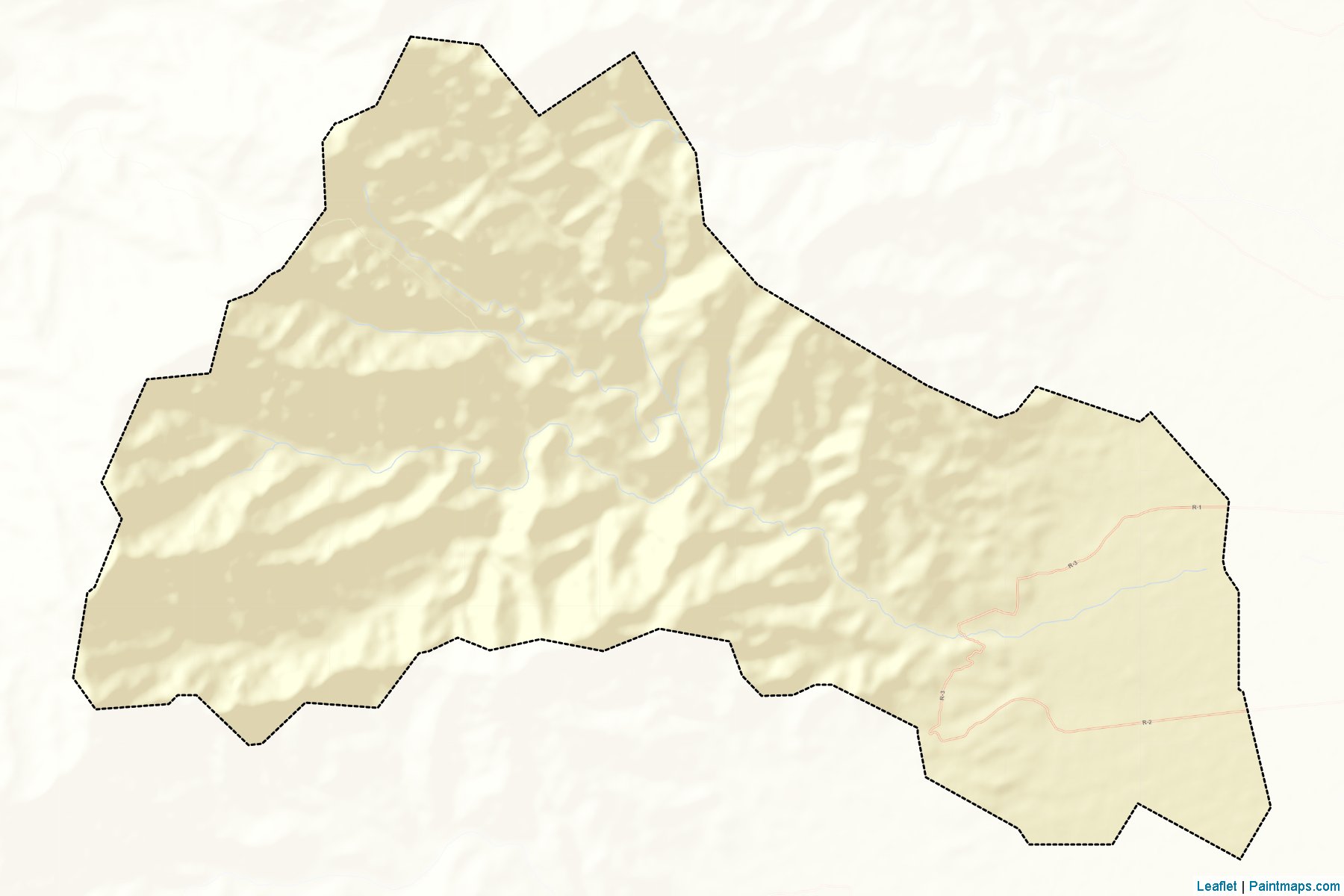 Muestras de recorte de mapas Istalif (Kabul)-2