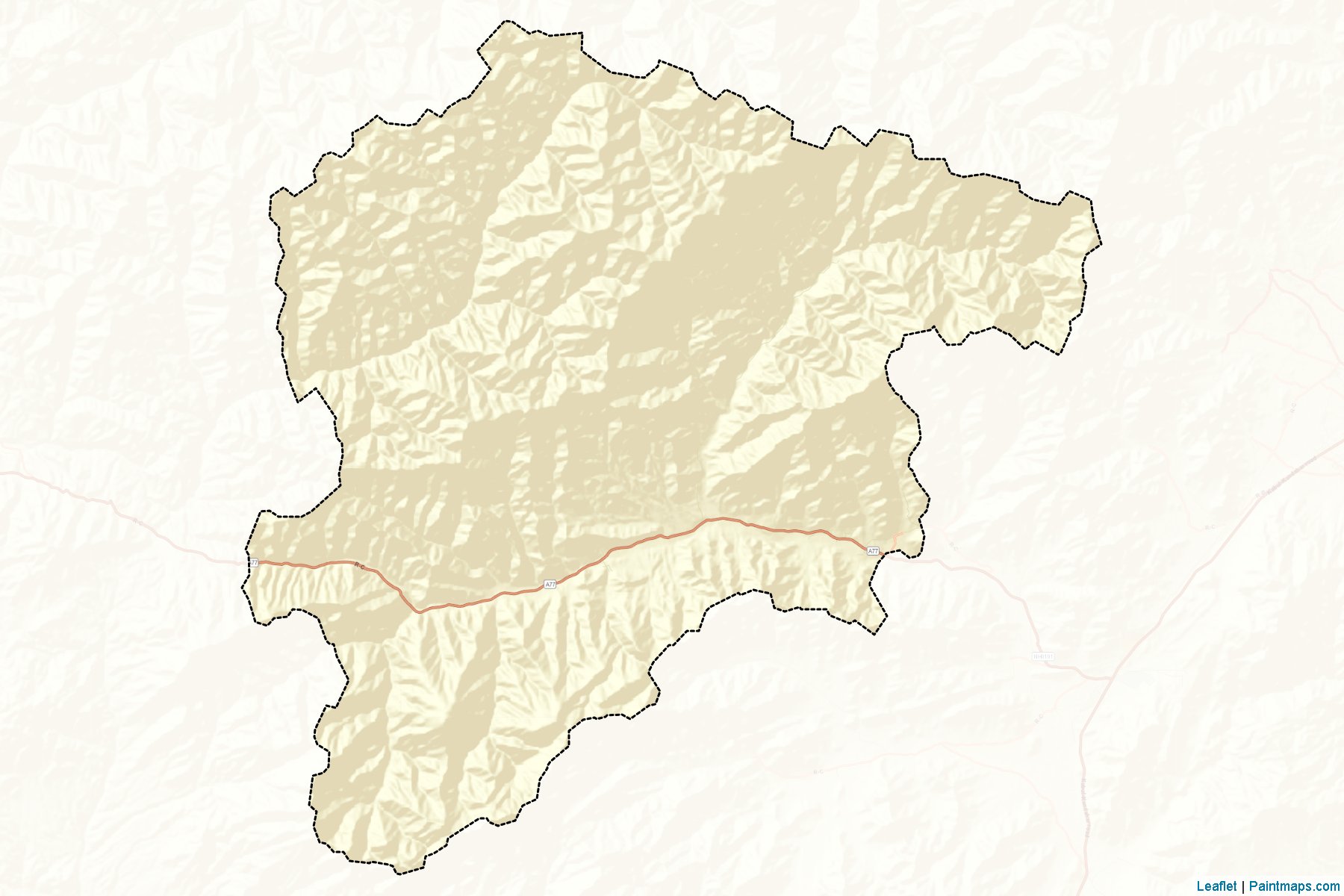 Muestras de recorte de mapas Jalrez (Wardak)-2