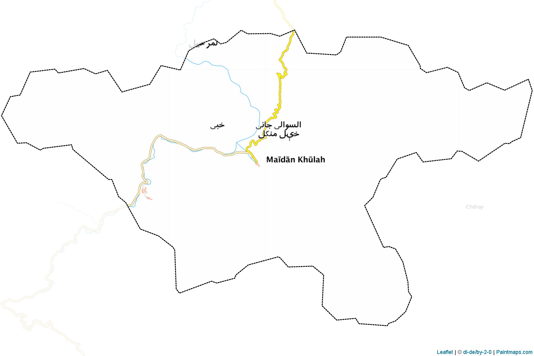 Muestras de recorte de mapas Jani Khail (Paktia)-1