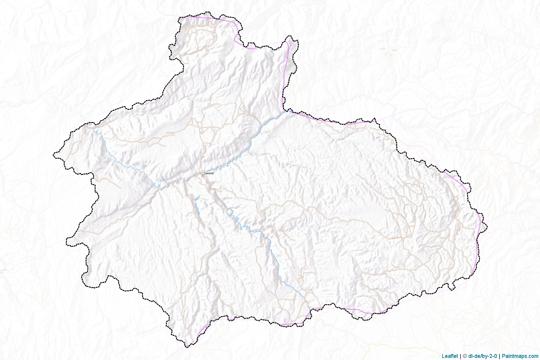 Muestras de recorte de mapas Jawand (Badghis)-1