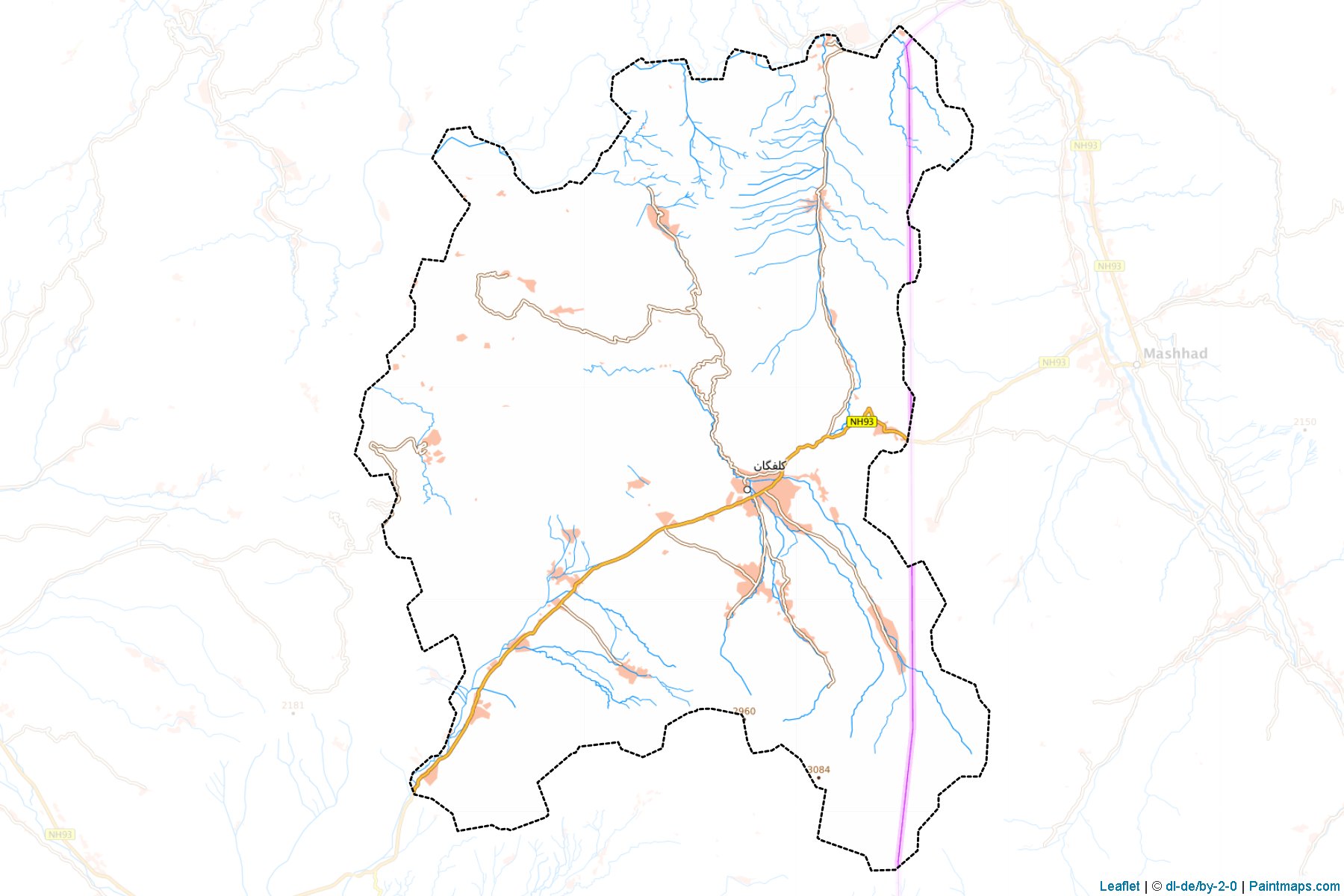 Kalafgan (Takhar) Map Cropping Samples-1