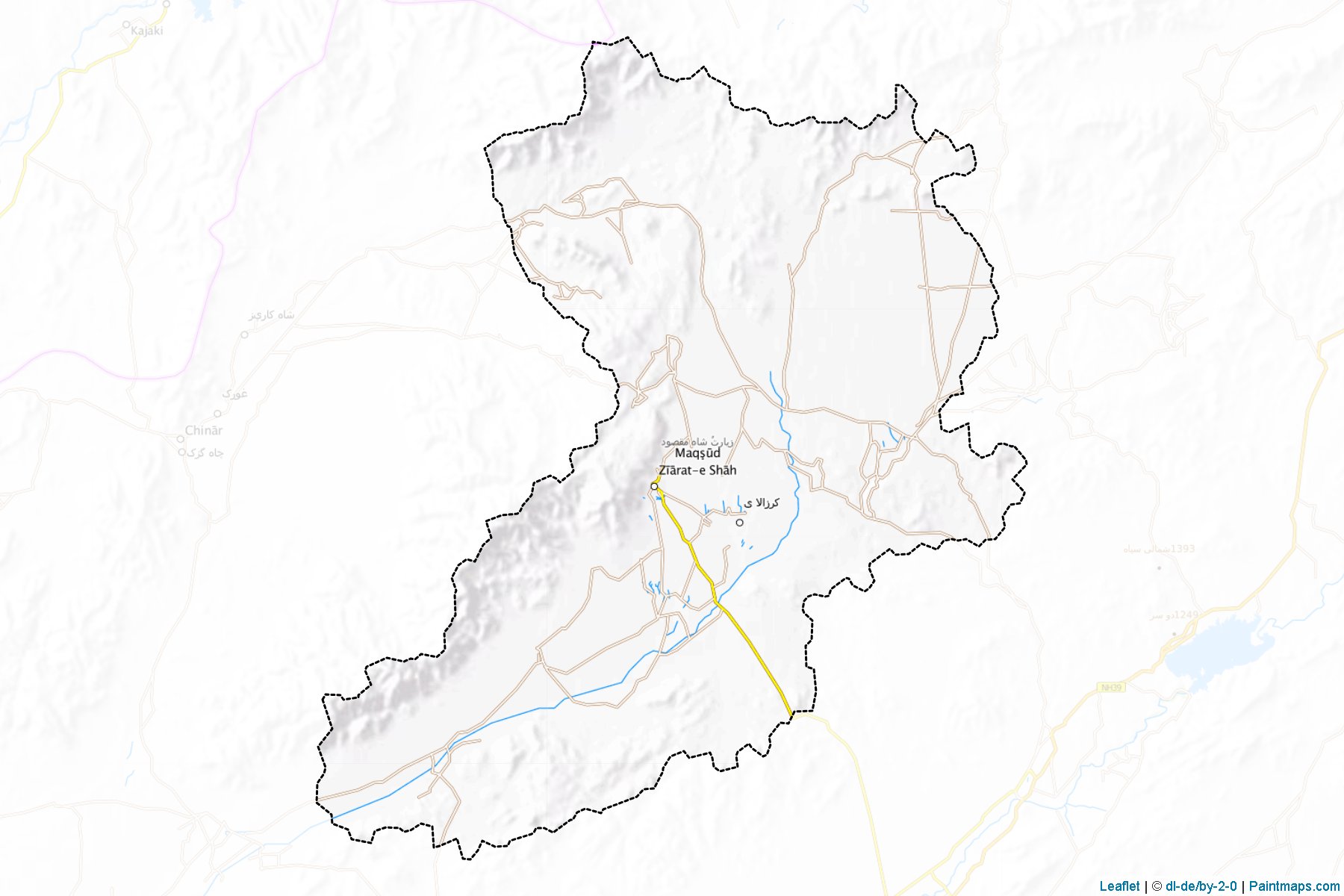 Khakrez (Kandahar) Map Cropping Samples-1