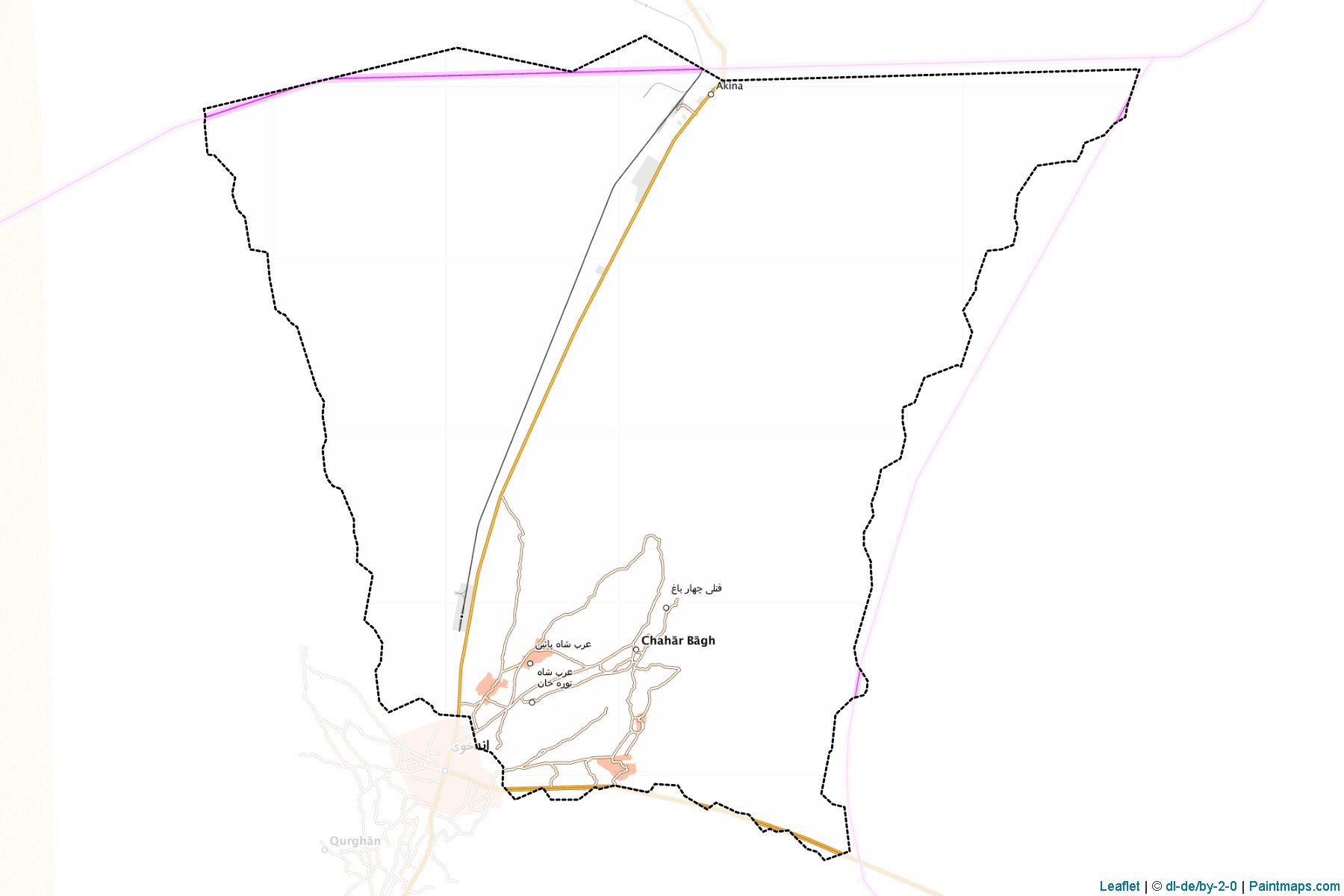 Khani Chahar Bagh (Faryab) Map Cropping Samples-1